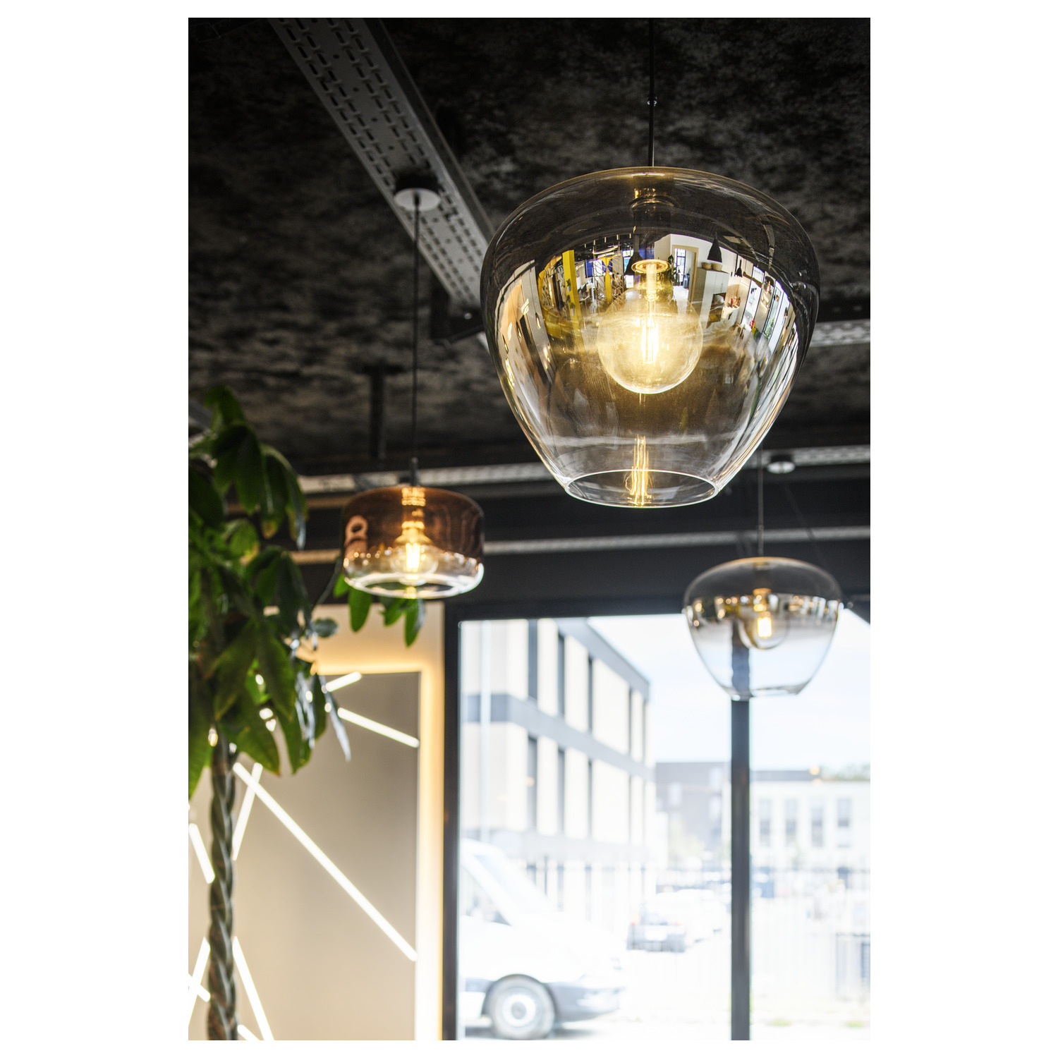 PANTILO CONVEX 40 Indoor pendelarmatur E27 krom - SLV | Bellalite
