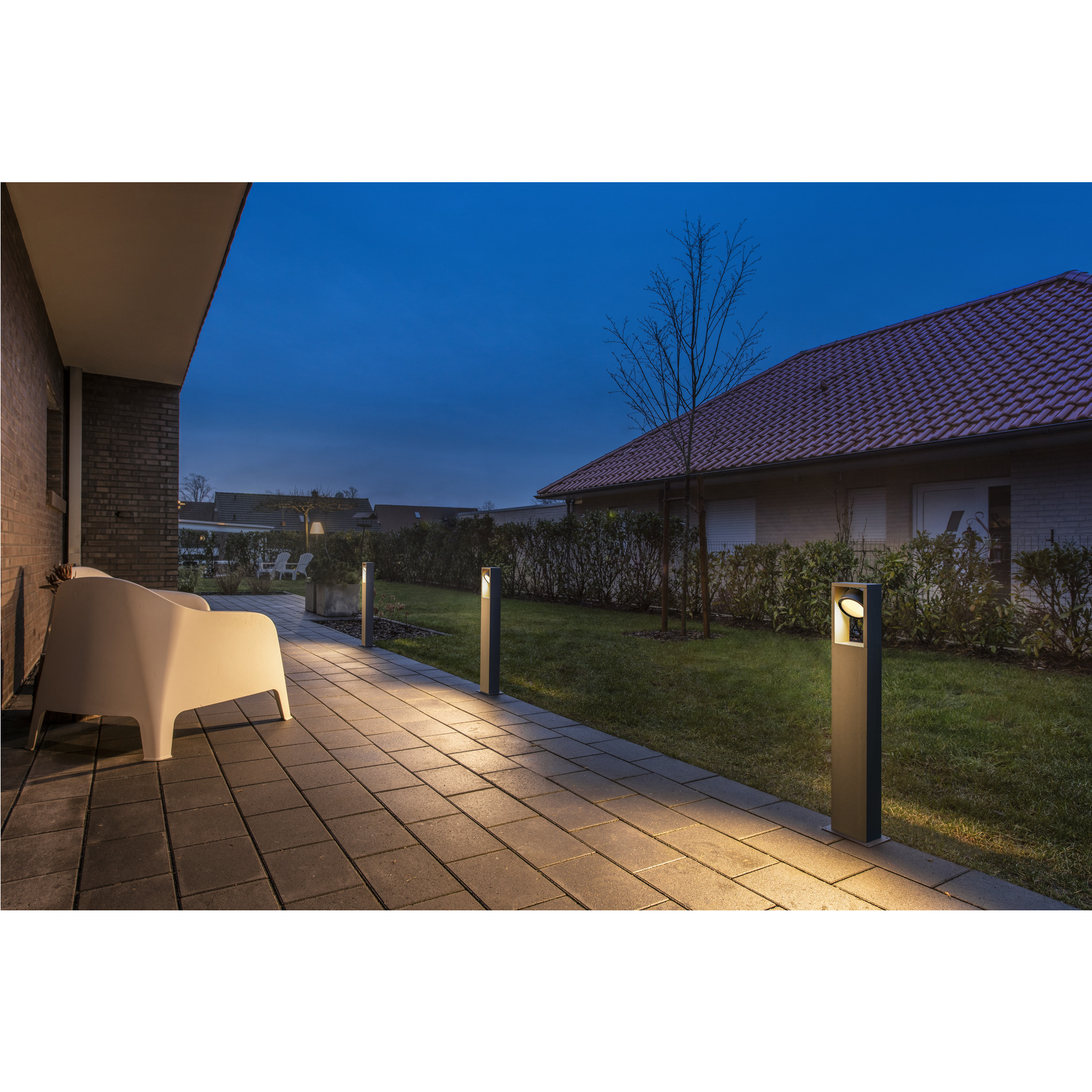 ESKINA FRAME 75 FL Outdoor LED-marklampa single antracit CCT-switch 3 - SLV | Bellalite