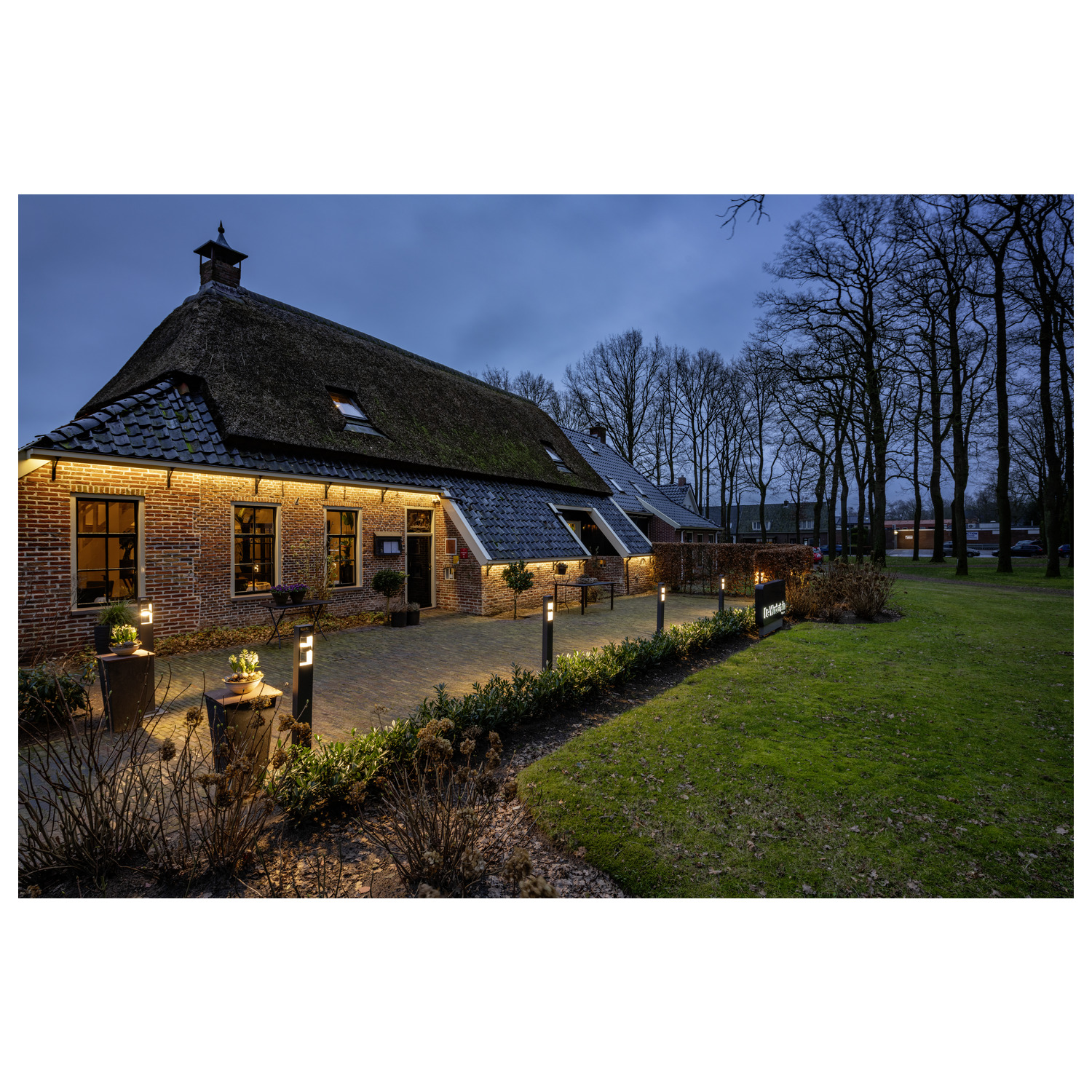 ESKINA FRAME 75 FL Outdoor LED-marklampa dubbel antracit CCT-switch 3 - SLV | Bellalite