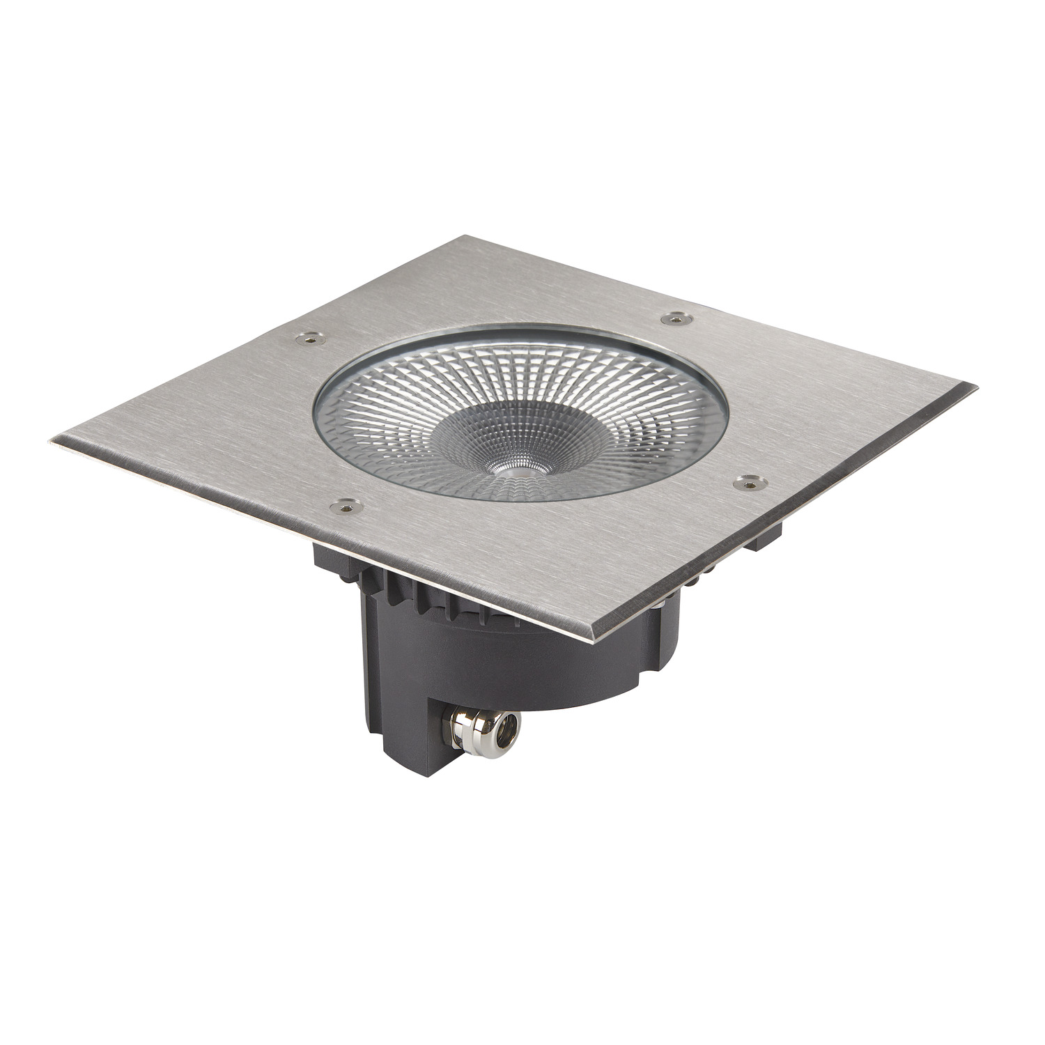 ROCCI 200 hoekig zwart 1xLED 3000K