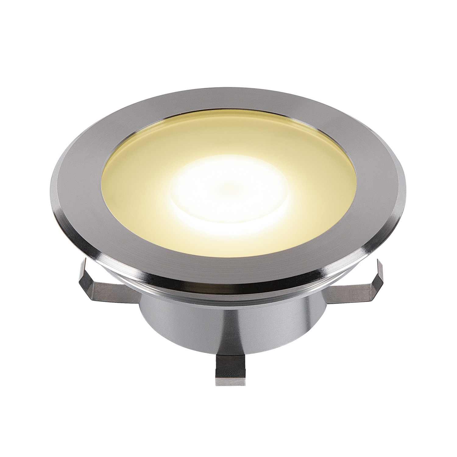 DASAR FLAT 120 roestvrij staal 1xLED 4000K