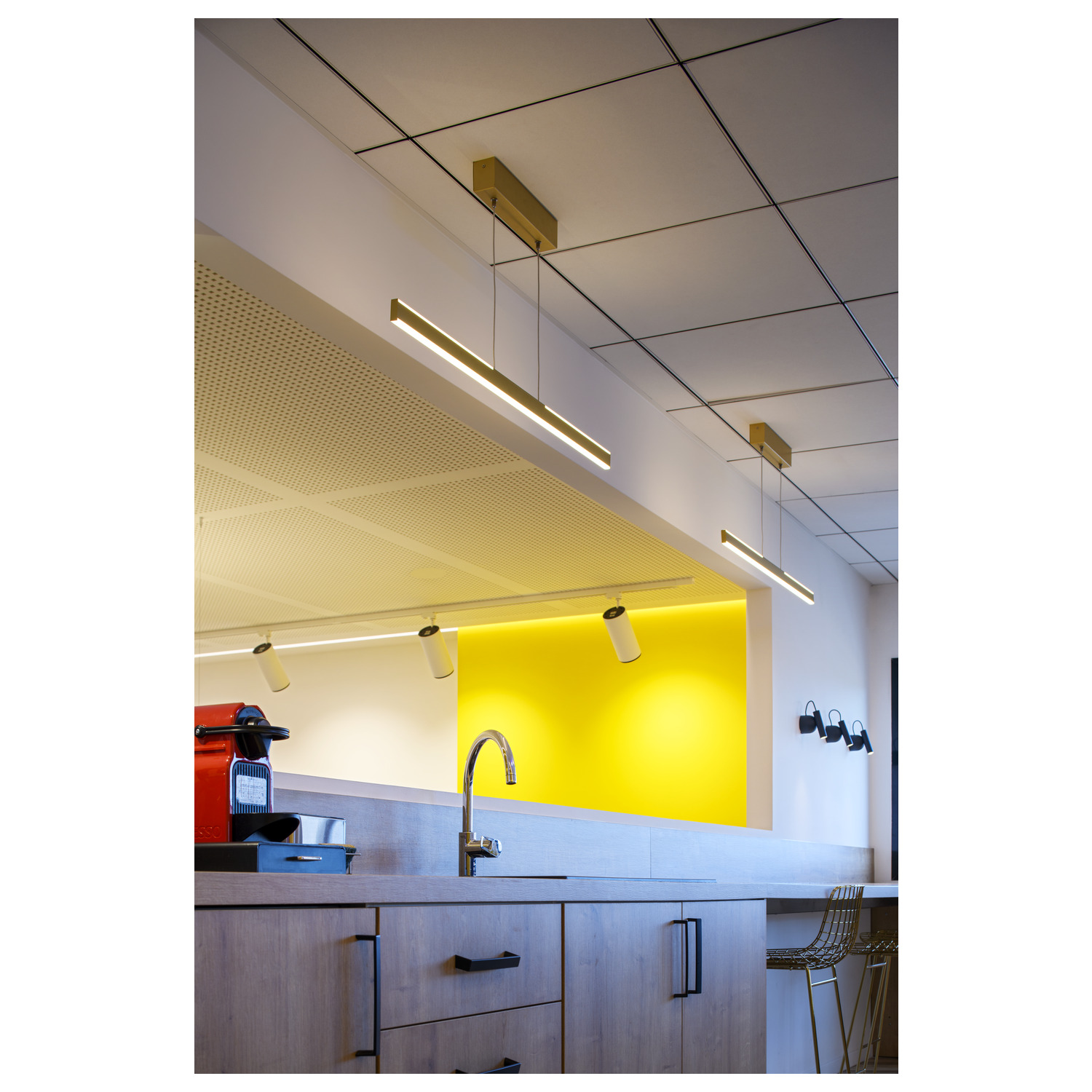 KARPO MAGN WL Indoor LED-vägglampa svart 3000 K - SLV | Bellalite