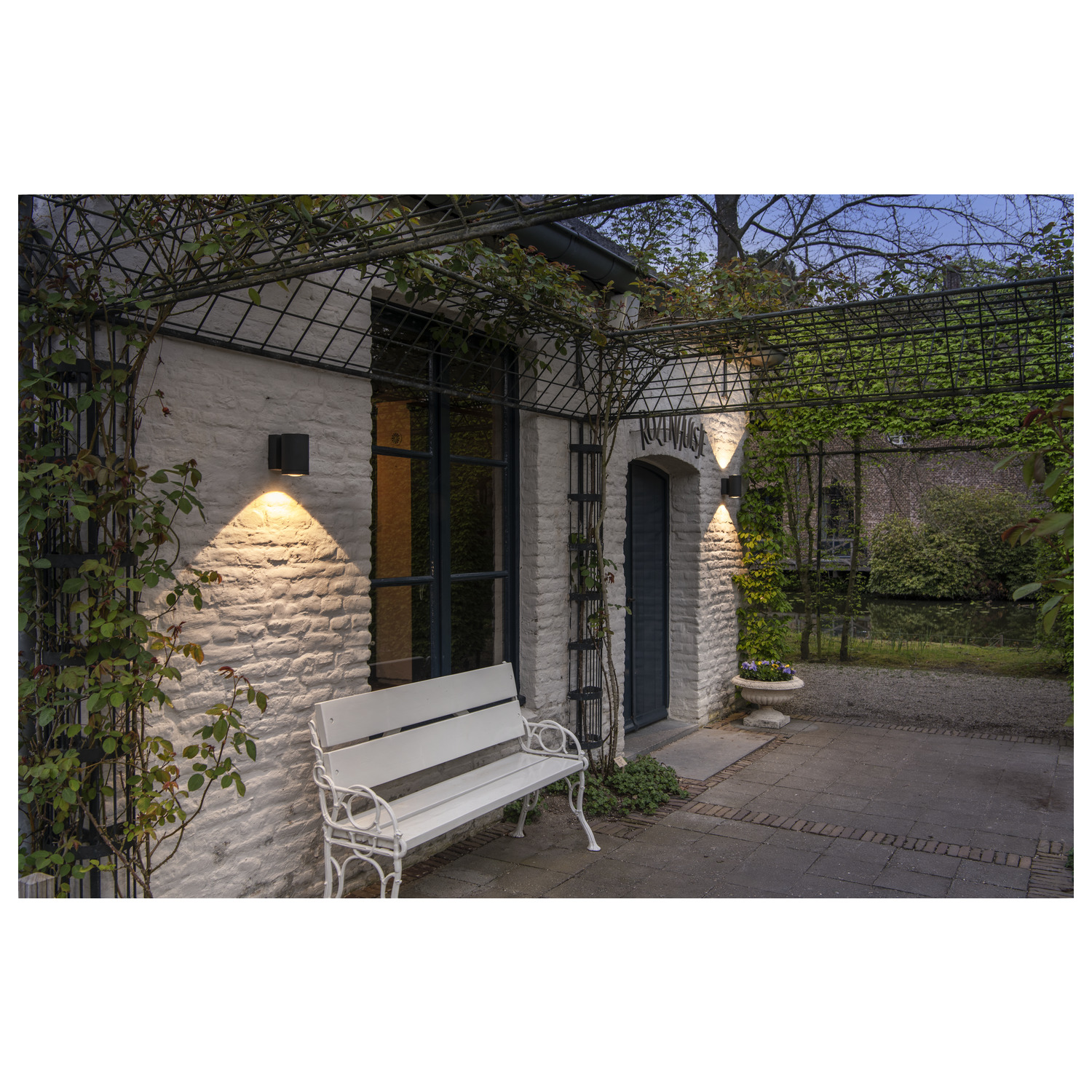 ENOLA OCULUS WL up/down väggmonterad lampa antracit 20 W 1880/2120 - SLV | Bellalite