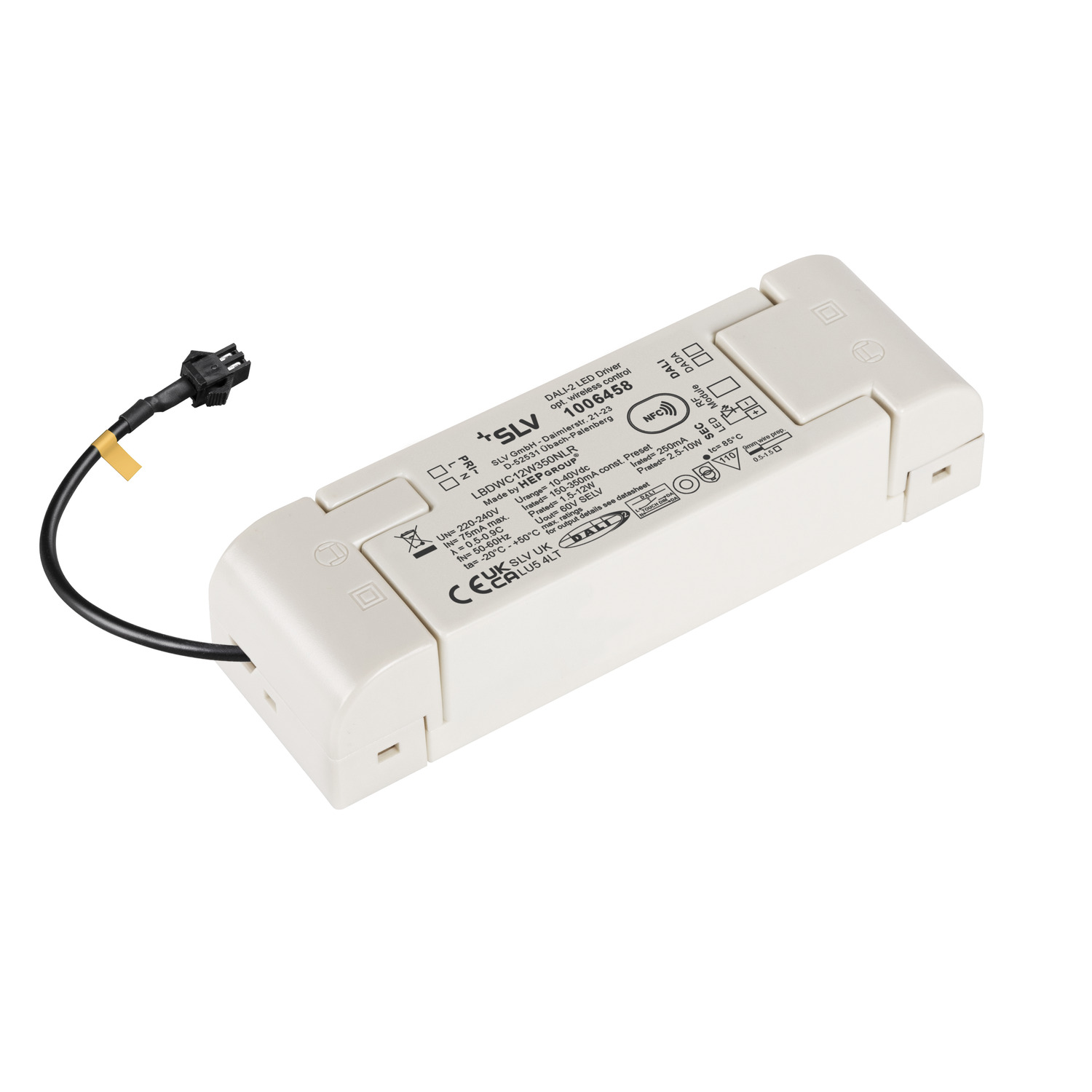 LED-Drivdon 12W 250mA DALI - SLV | Bellalite