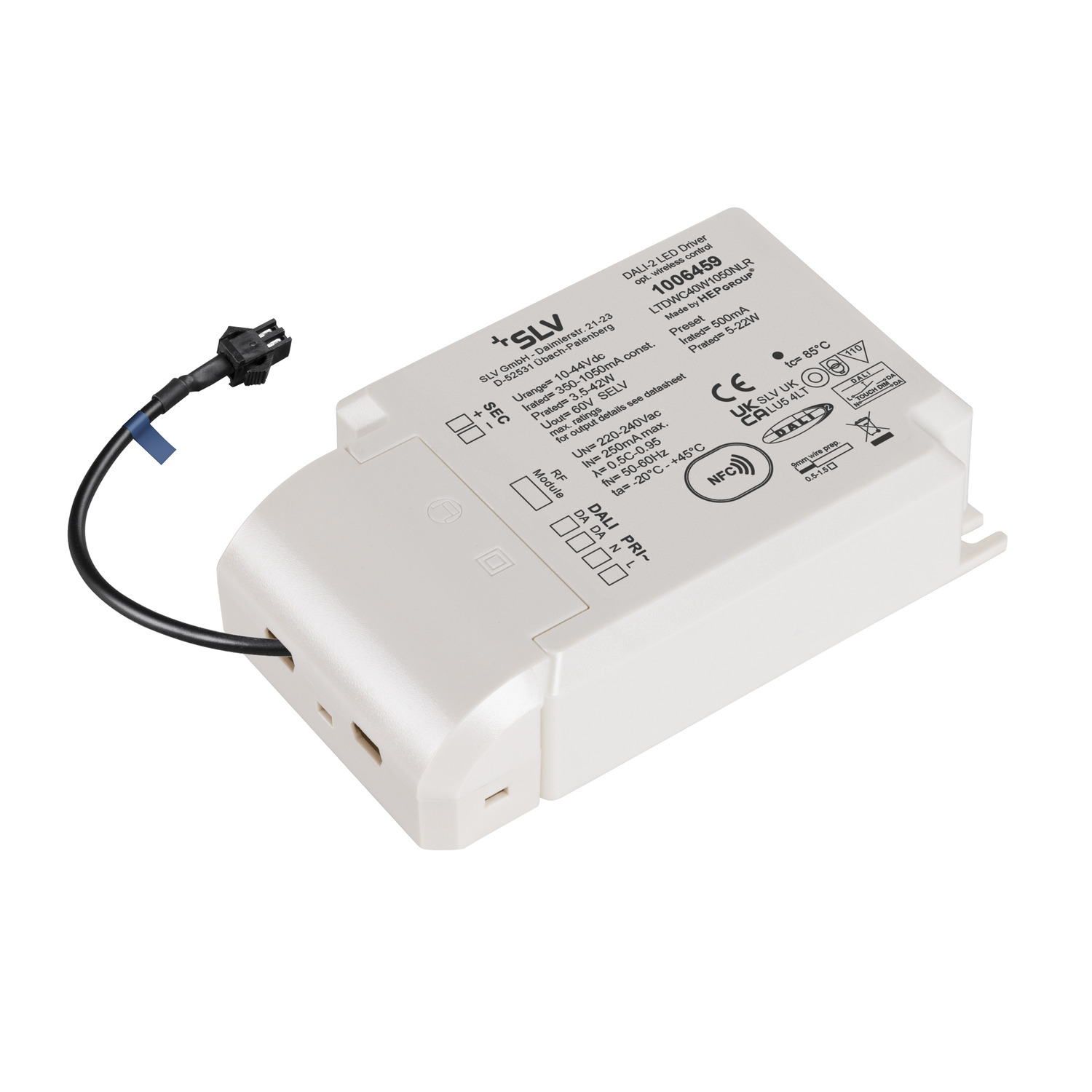 LED-Drivdon 42W 500mA DALI - SLV | Bellalite