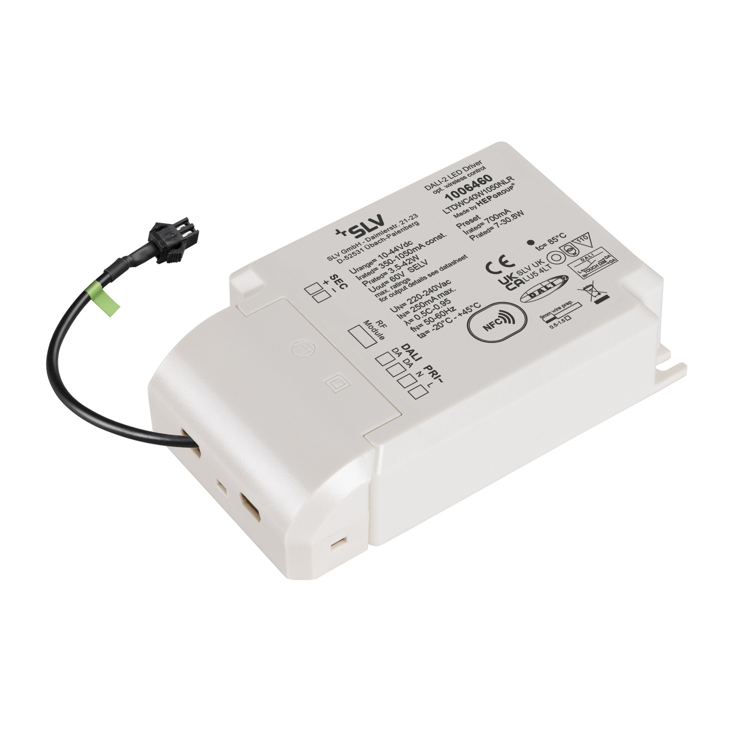 LED-Drivdon 42W 700mA DALI - SLV | Bellalite
