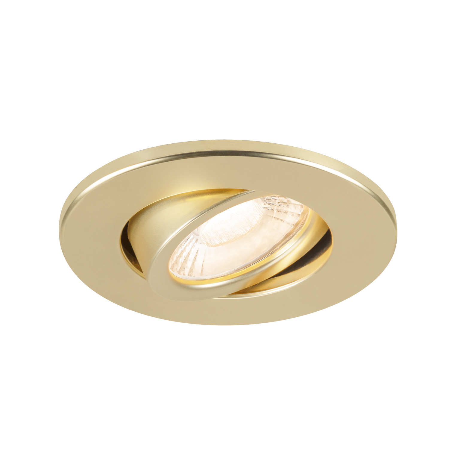 Täckplatta Rund UNIVERSAL DOWNLIGHT IP65 Guld matt - SLV | Bellalite