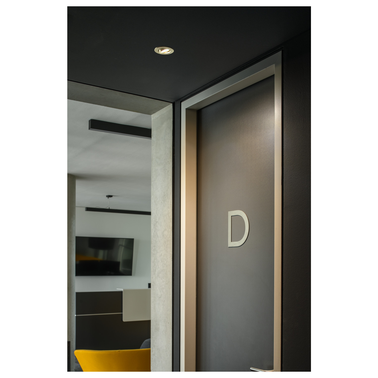 Täckplatta Rund UNIVERSAL DOWNLIGHT IP65 Guld matt - SLV | Bellalite
