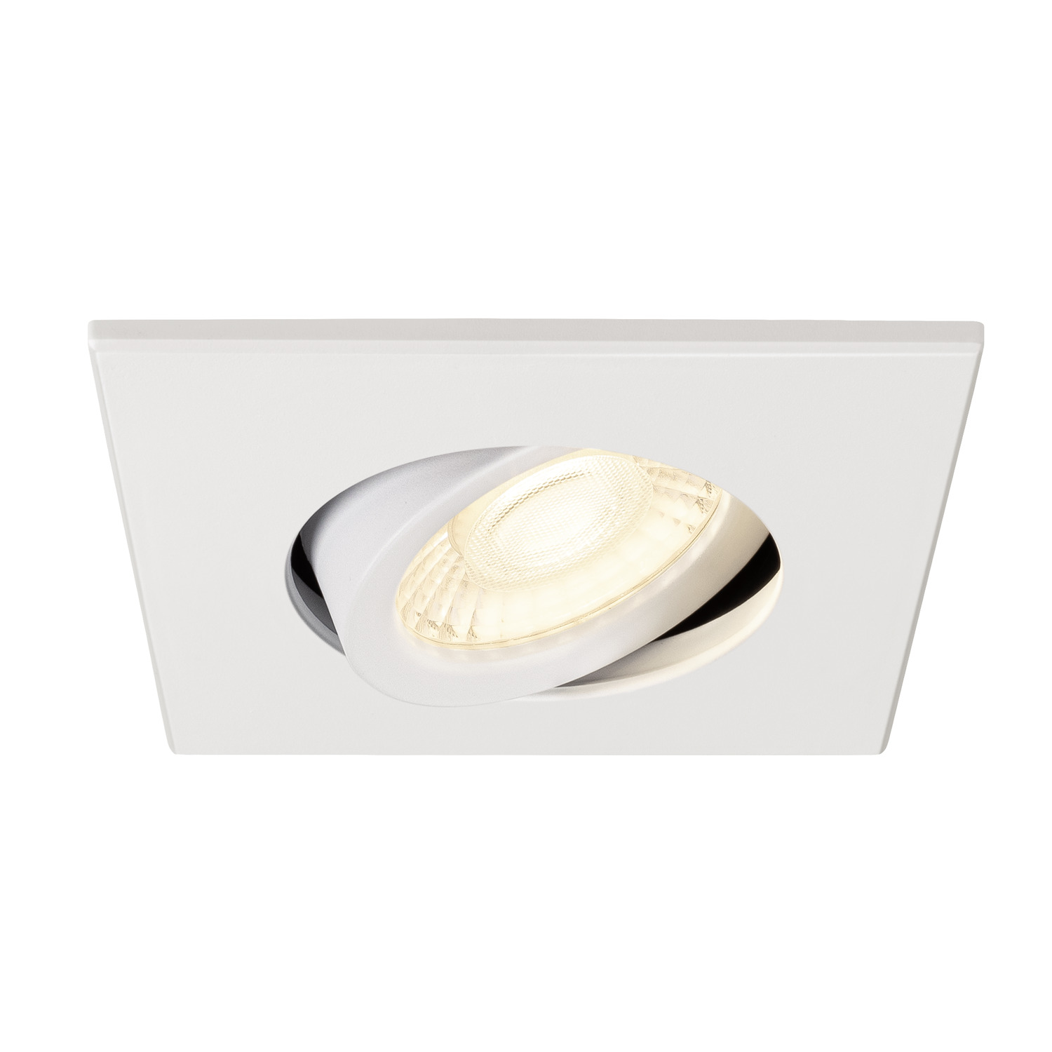 Täckplatta Fyrkantig UNIVERSAL DOWNLIGHT IP20 Vit - SLV | Bellalite