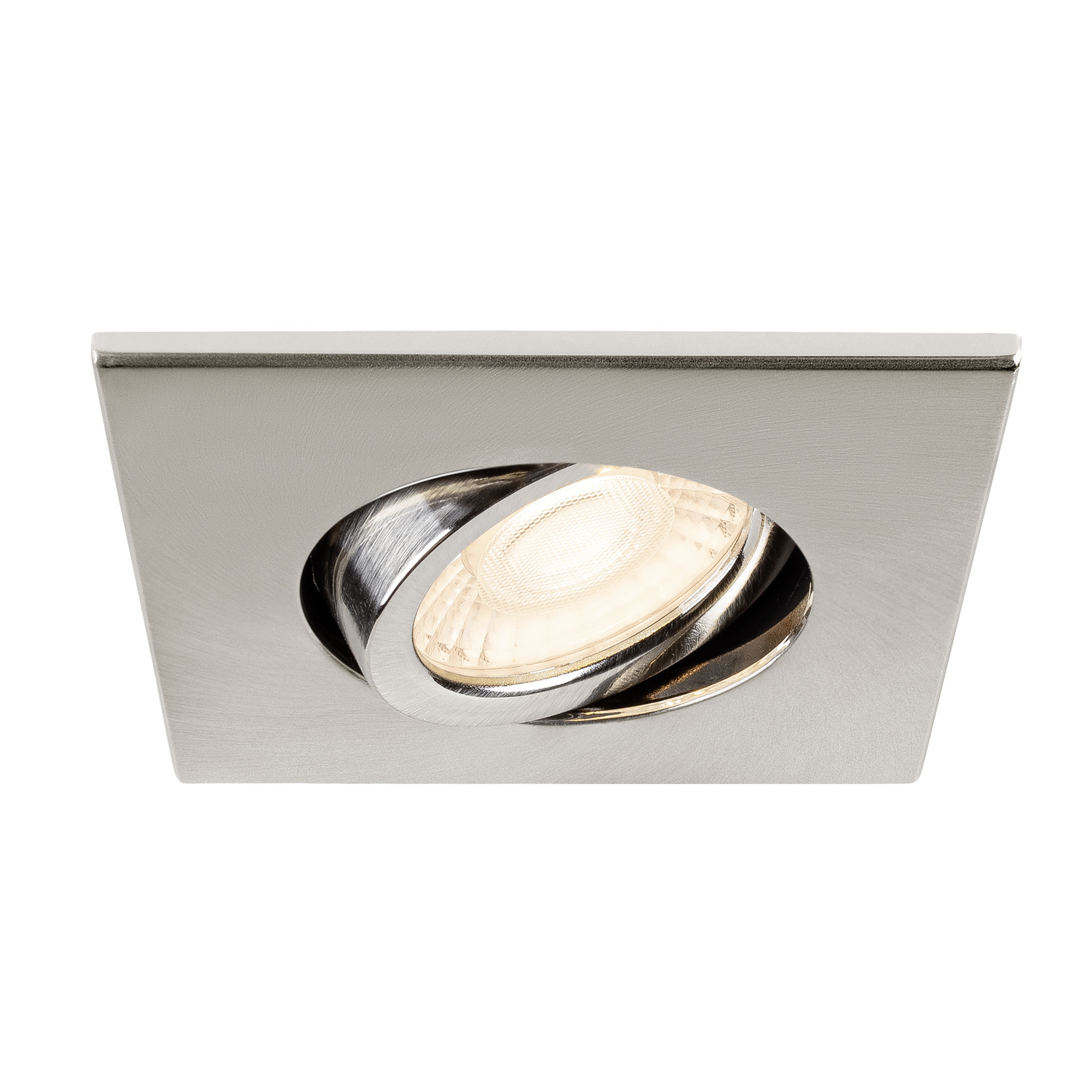 Täckplatta Fyrkantig UNIVERSAL DOWNLIGHT IP20 Aluminium - SLV | Bellalite