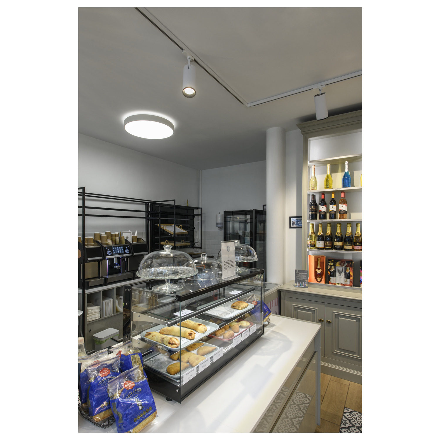MEDO® PRO 60 Vägg- och takmonterad lampa, rund, 3000/4000 K, 39 - SLV | Bellalite