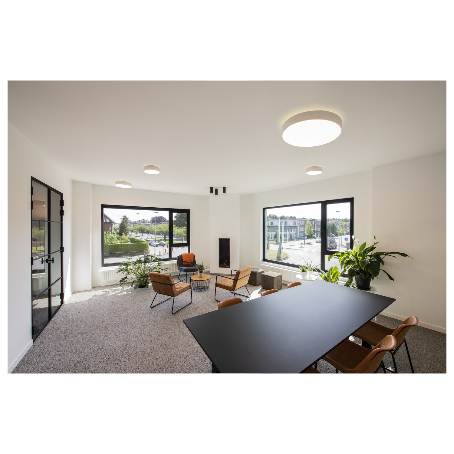 MEDO® PRO 40 Vägg- och takmonterad lampa, rund, 3000/4000 K, 19 - SLV | Bellalite