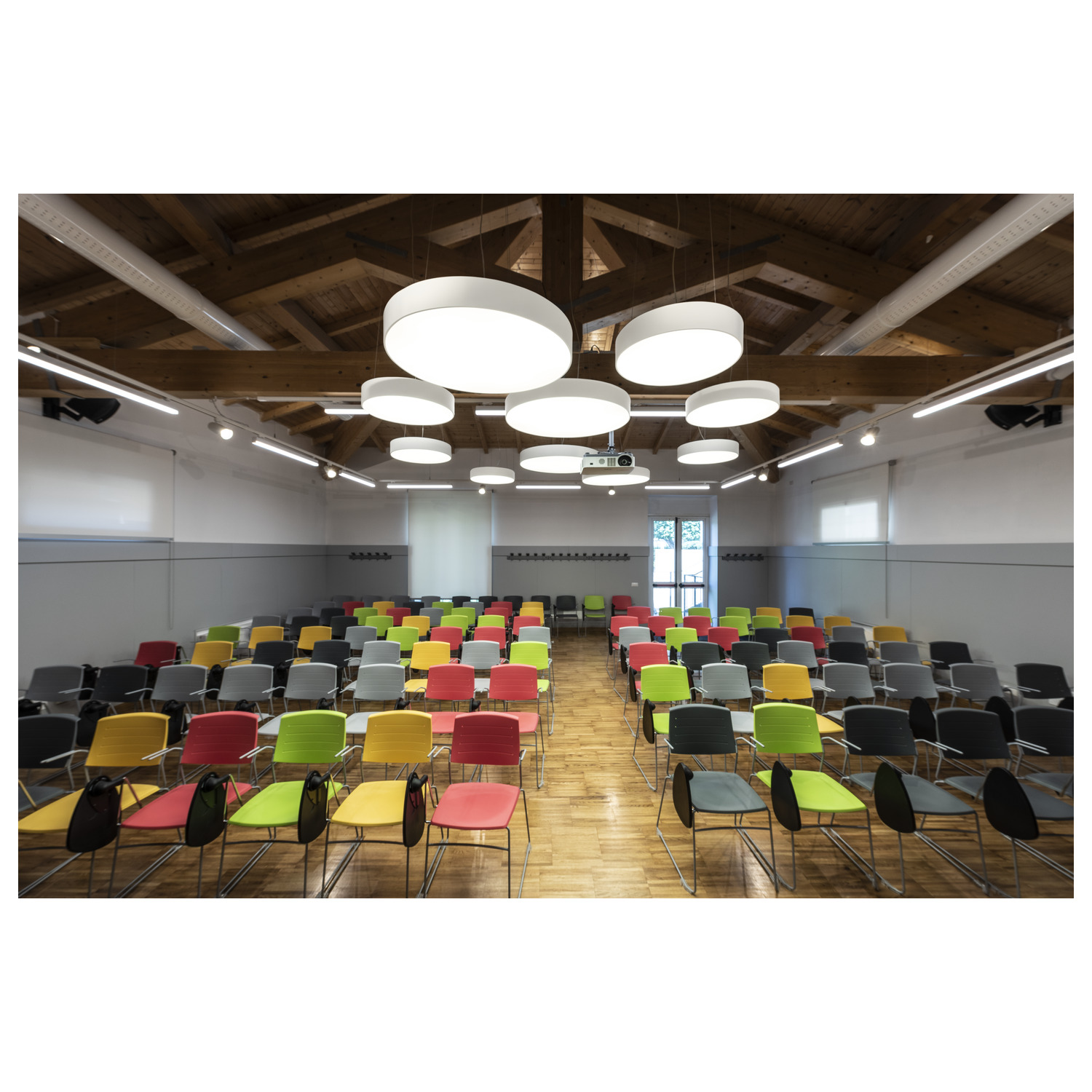 MEDO® PRO 40 Vägg- och takmonterad lampa, rund, 3000/4000 K, 19 - SLV | Bellalite