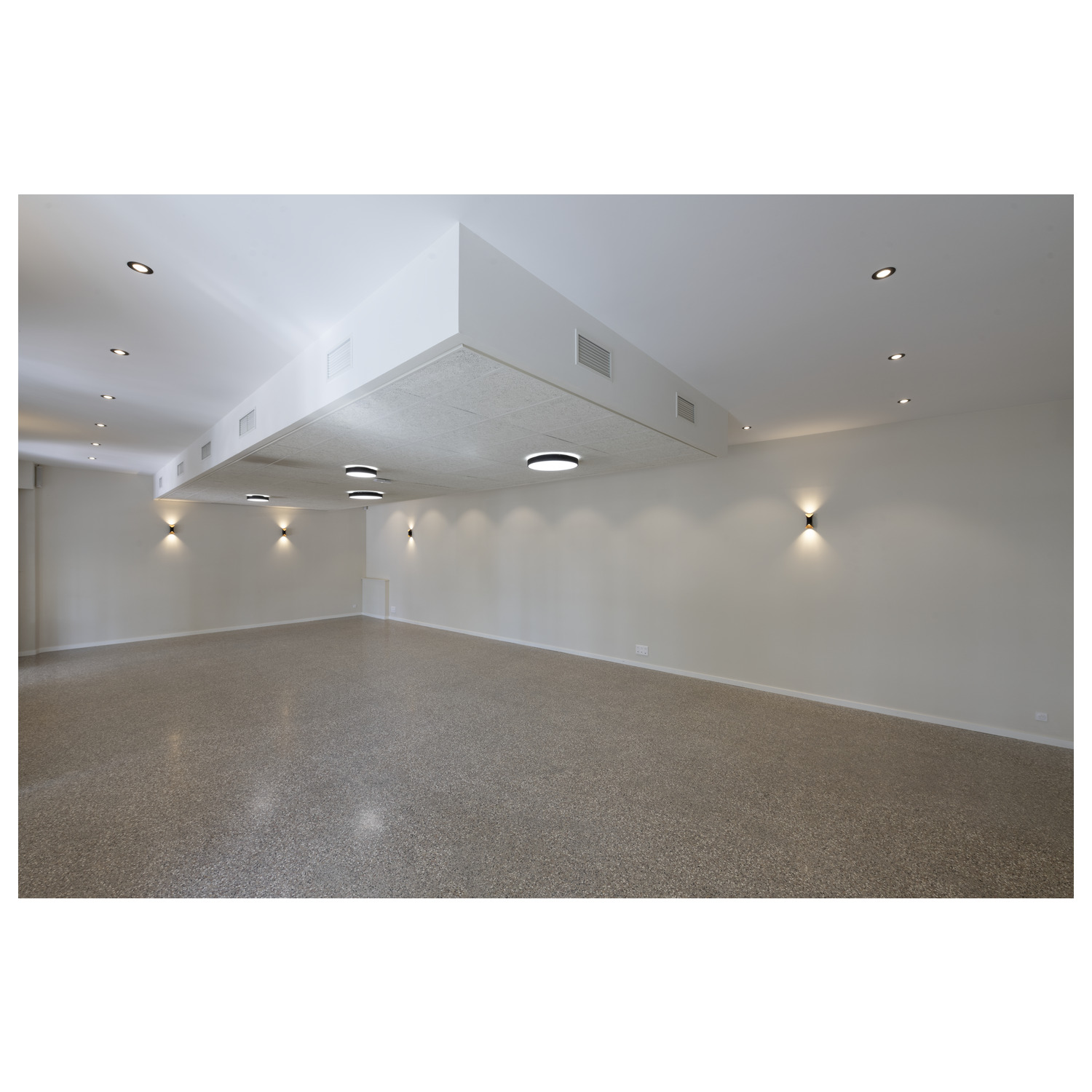 MEDO® PRO 90 Takmonterad lampa, rund, 3000/4000 K, 75 W, DALI,  - SLV | Bellalite