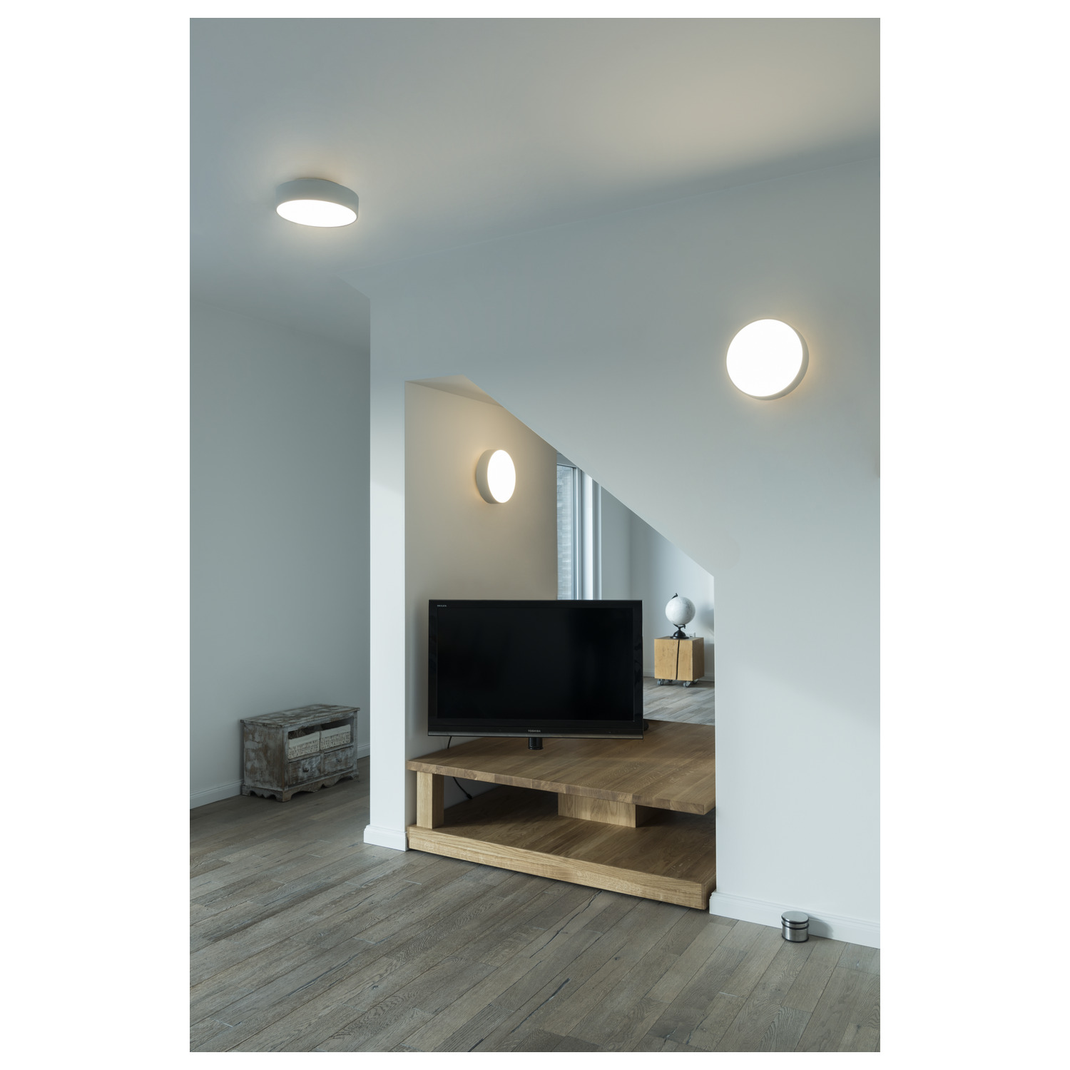 MEDO® 30 Vägg- och takmonterad lampa, rund, 2700/3000/4000  - SLV | Bellalite