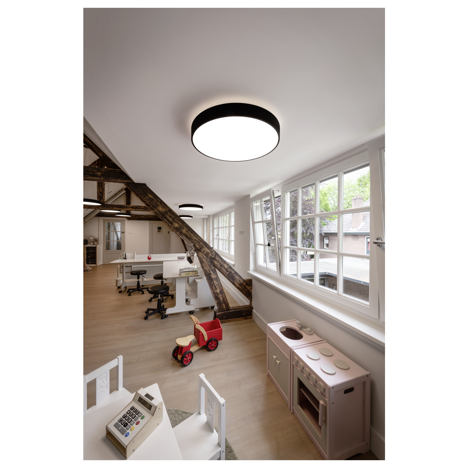 MEDO® 90 Takmonterad lampa, rund, 2700/3000/4000 K, 79 W, f - SLV | Bellalite