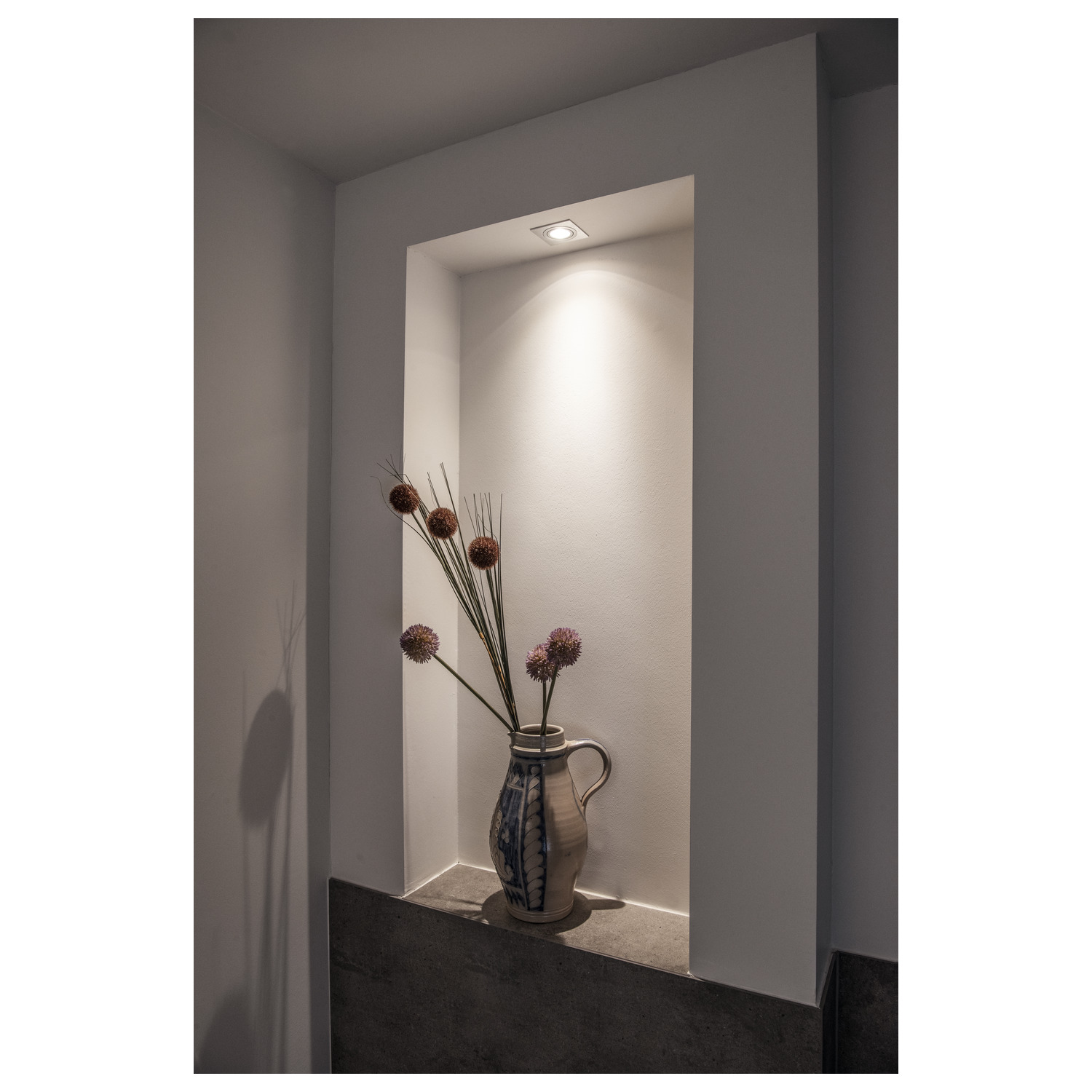 NEW TRIA 75 ceiling installation ring L: 9 W: 9 H: 2.6 cm IP 2 - SLV | Bellalite