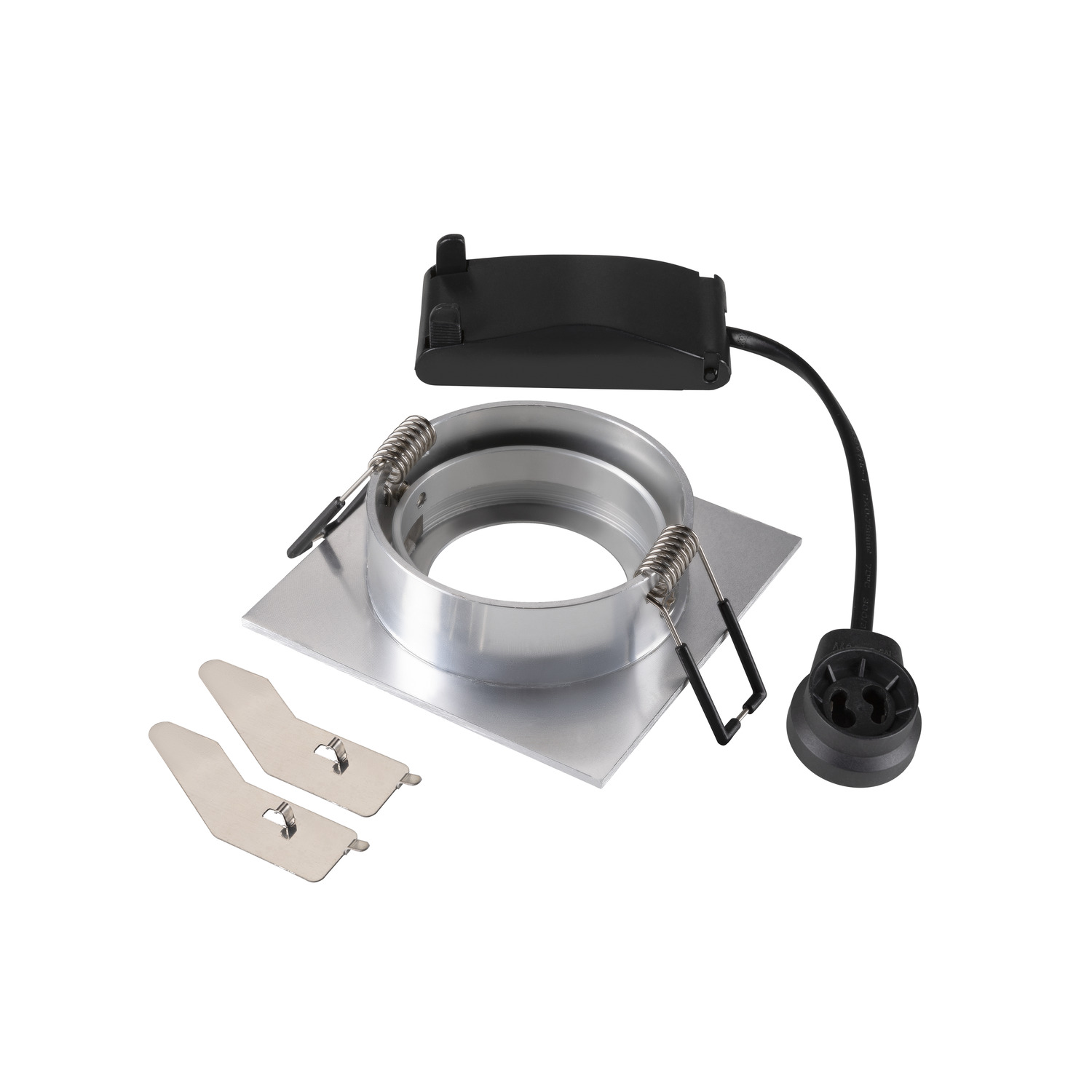NEW TRIA 68 recessed ceiling light square max. 10W GU10 Alumin - SLV | Bellalite