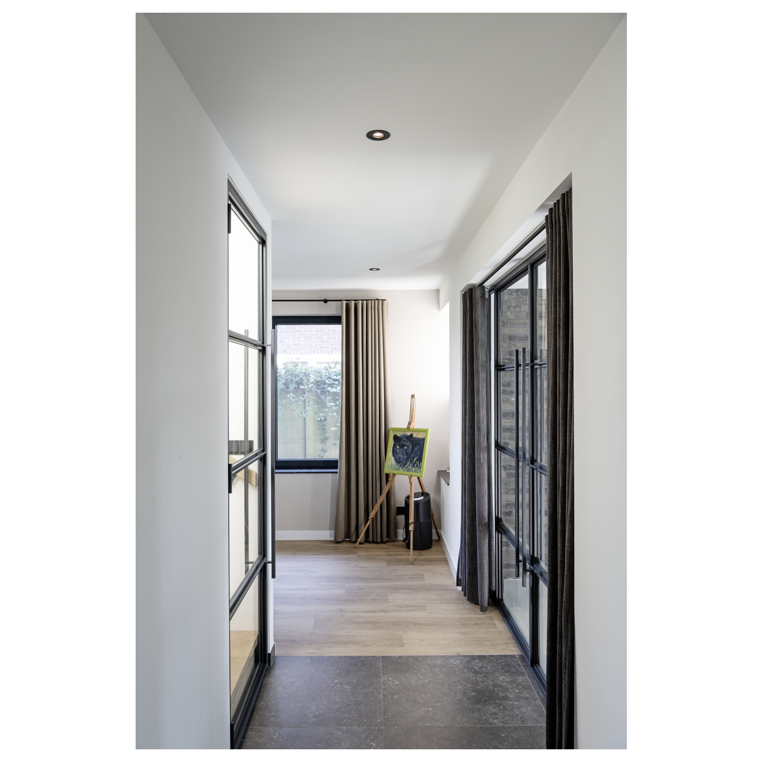 NEW TRIA 75 recessed ceiling light round max. 10W GU10 Svart - SLV | Bellalite