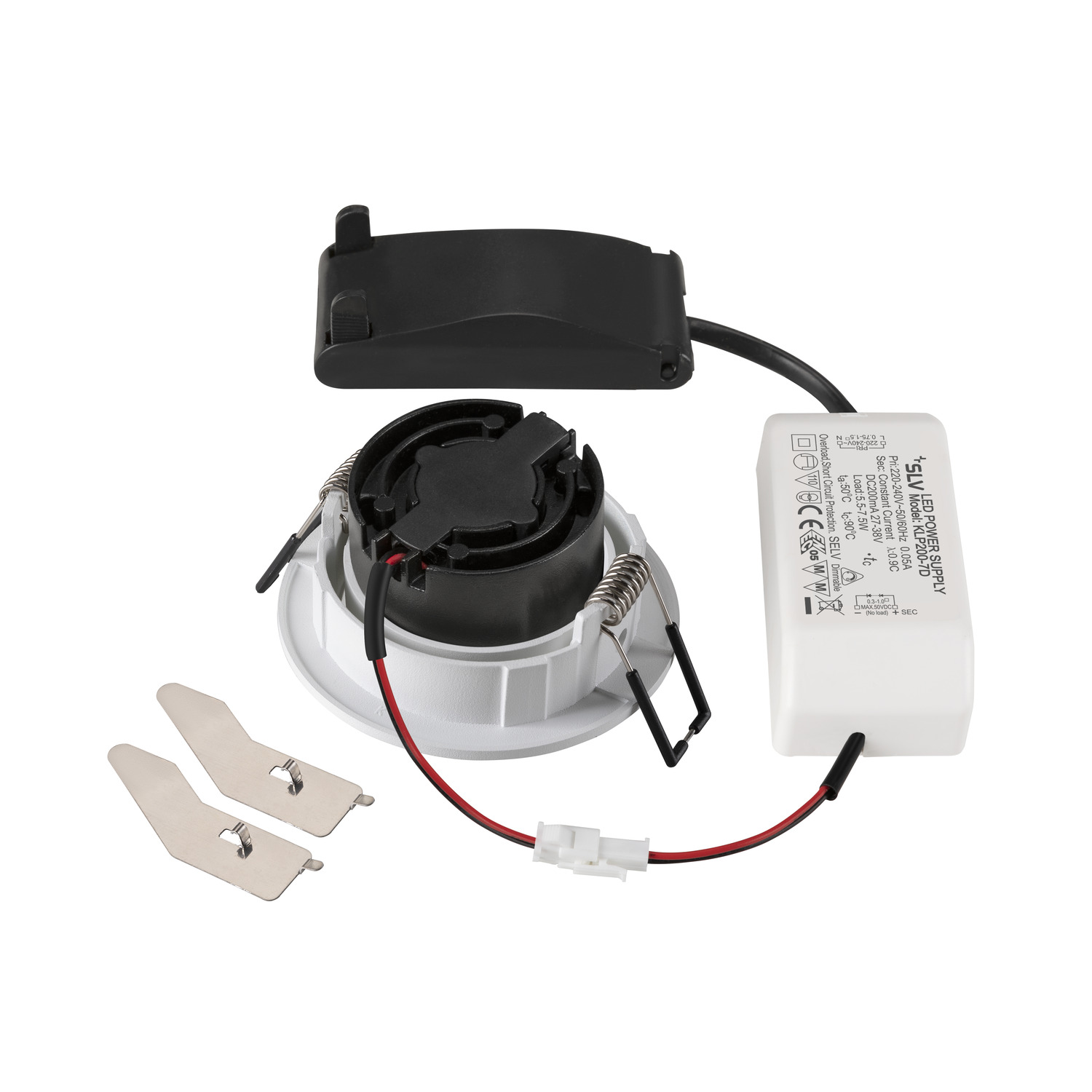 NEW TRIA 68 recessed ceiling light 2700K 38° IP 20 round Vit - SLV | Bellalite