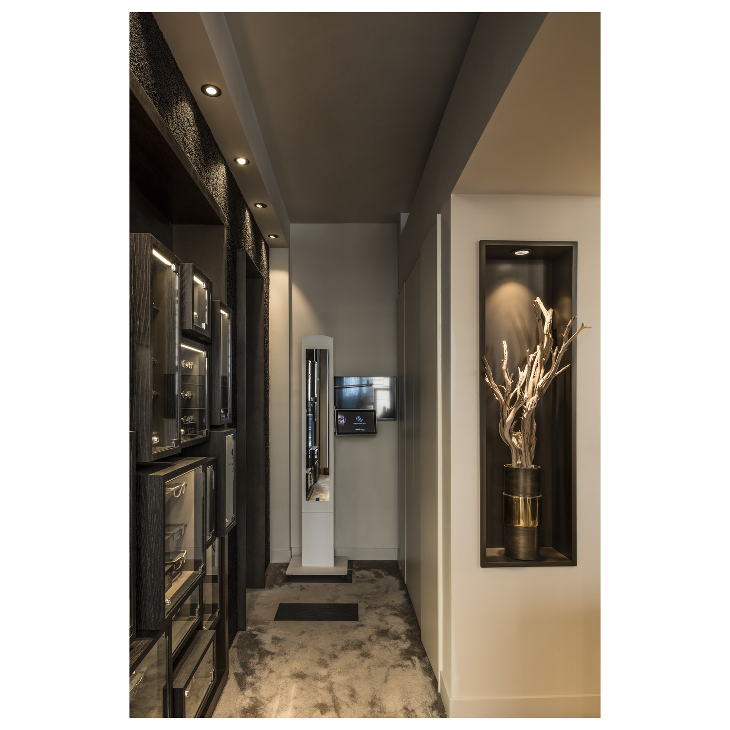 NEW TRIA 68 recessed ceiling light 3000K 38° IP 20 round Svart - SLV | Bellalite