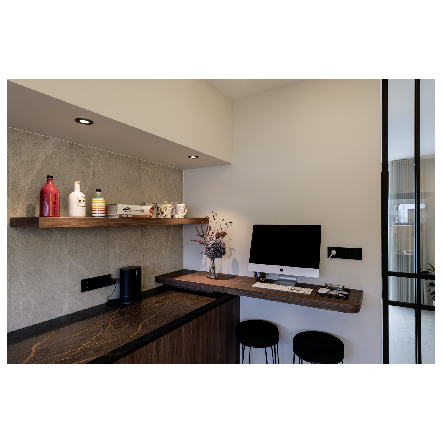 NEW TRIA 68 recessed ceiling light 3000K 38° IP 20 round Svart - SLV | Bellalite