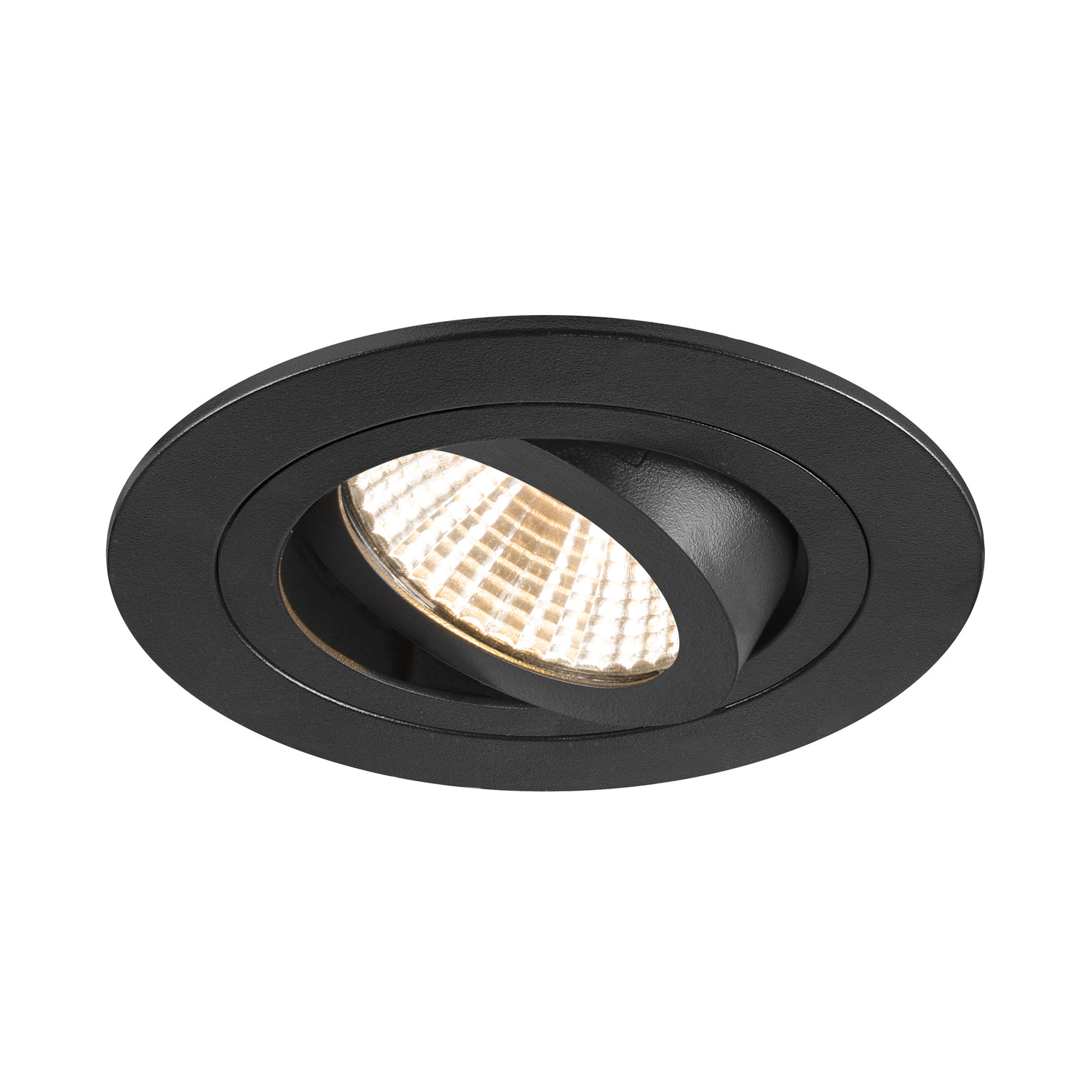 NEW TRIA 75 recessed ceiling light 2700K 38° IP 20 round Svart - SLV | Bellalite