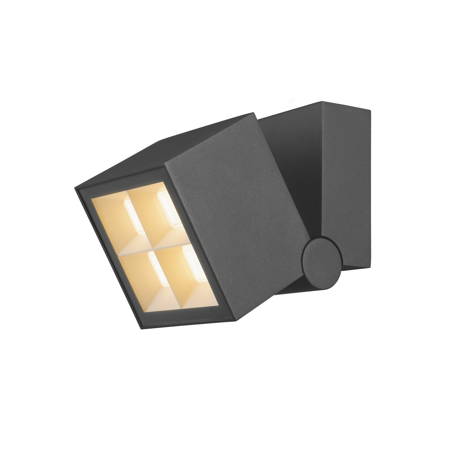 S-CUBE, wall and ceiling-mounted light, 2700/3000K, 15W, PHASE, 80°, Antracit  - SLV | Bellalite