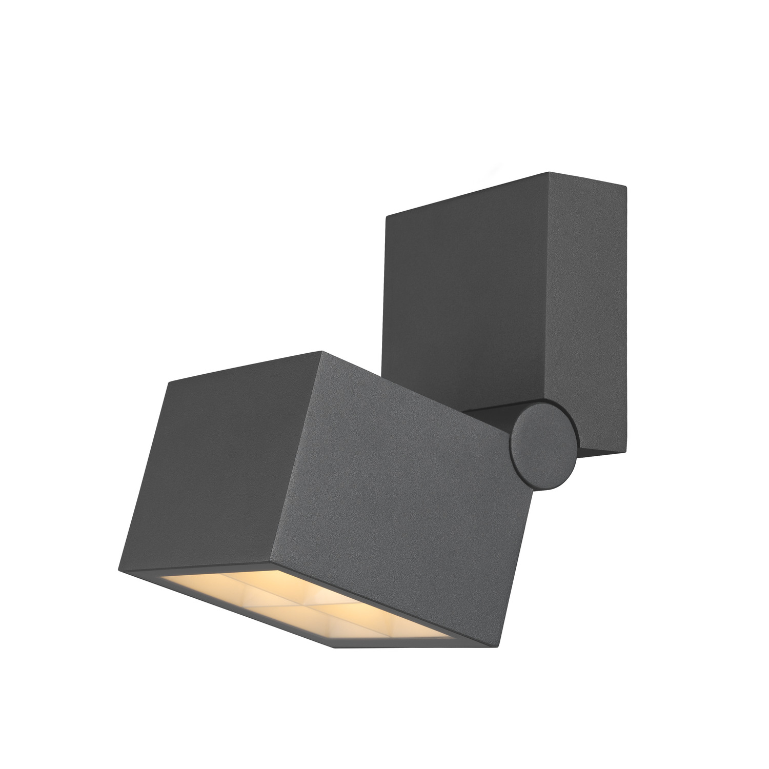 S-CUBE, wall and ceiling-mounted light, 2700/3000K, 15W, PHASE, 80°, Antracit  - SLV | Bellalite