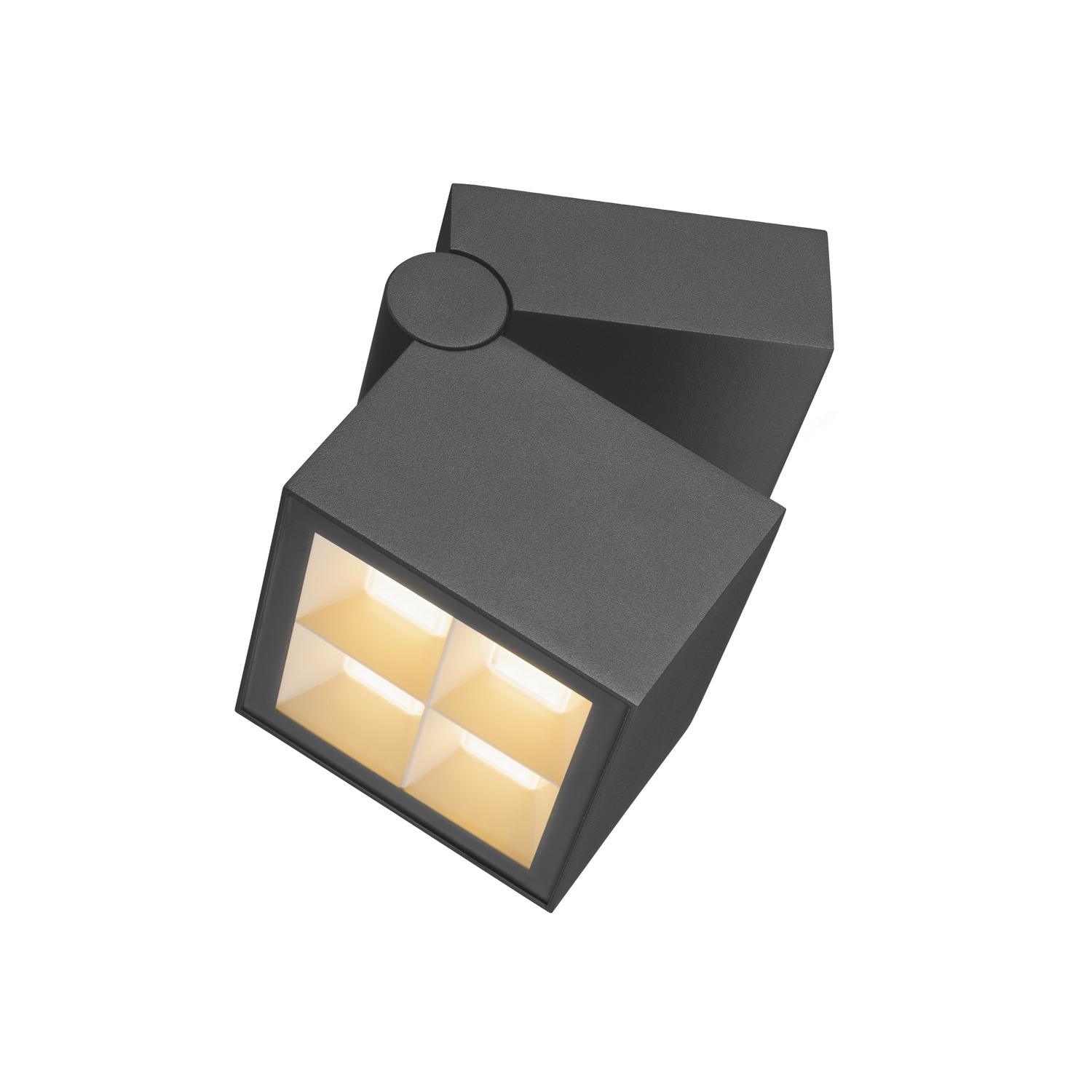 S-CUBE, wall and ceiling-mounted light, 2700/3000K, 15W, PHASE, 80°, Antracit  - SLV | Bellalite