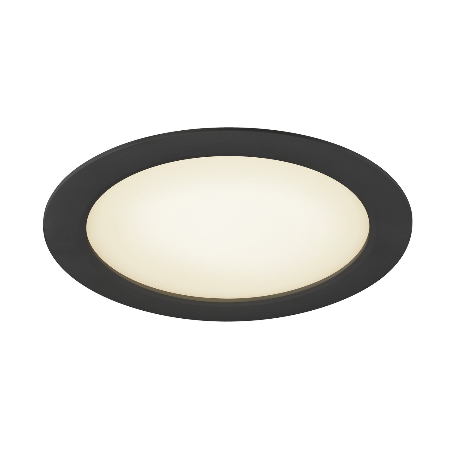 DOWNLIGHT V 200 platt hölje svart - SLV | Bellalite