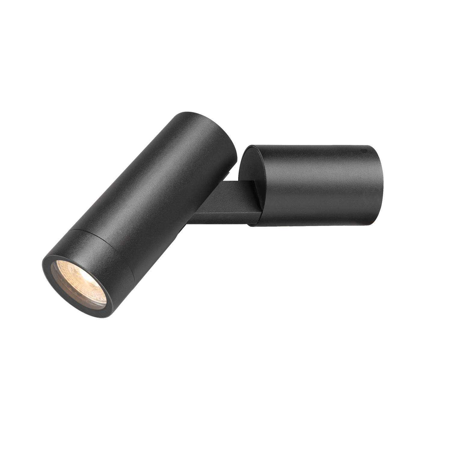 S-TUBE, wall-mounted light, round, GU10, 1x max. 10 W, Svart  - SLV | Bellalite