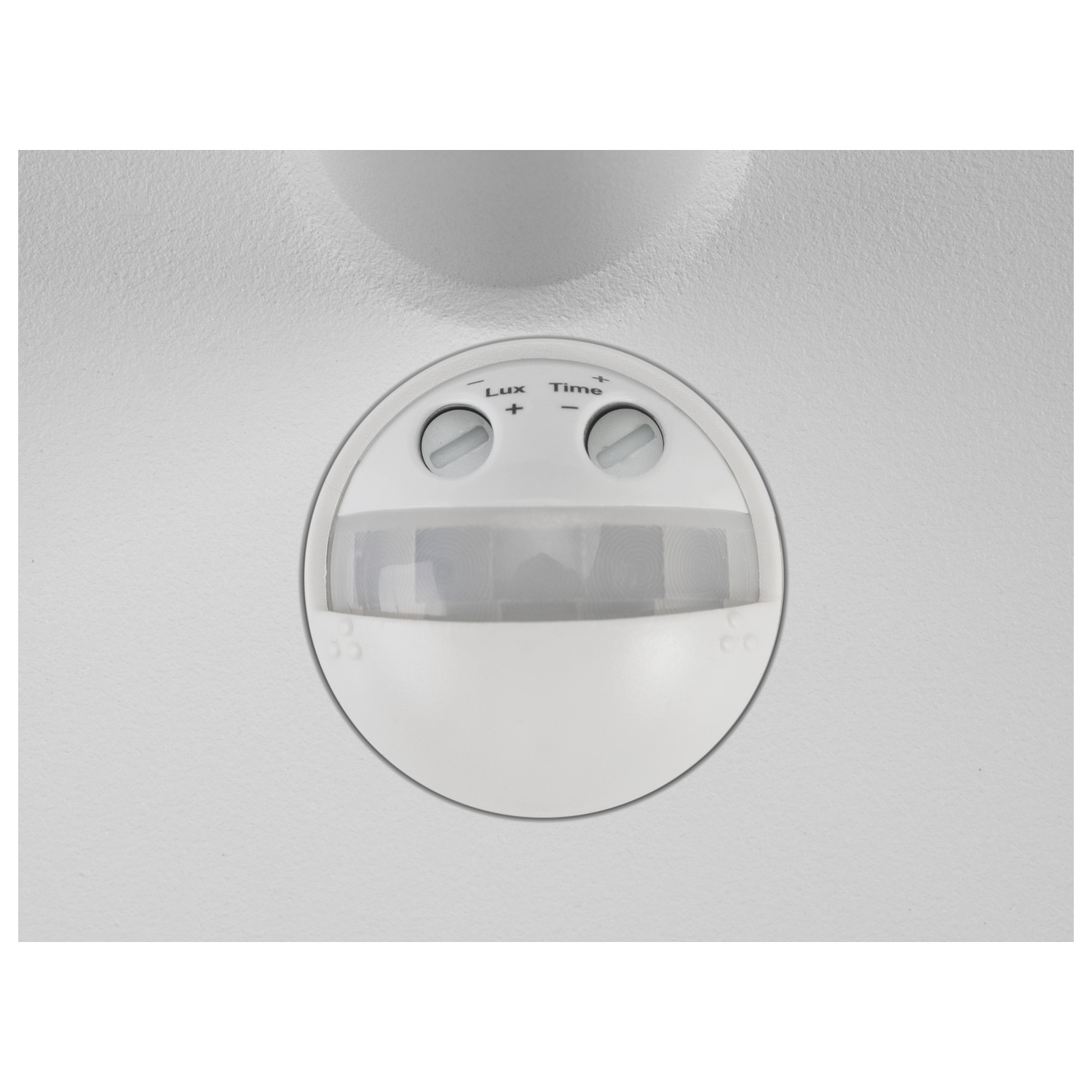 Q-RING vägglampa, sensor, 3000 K, IP54, vit - SLV | Bellalite