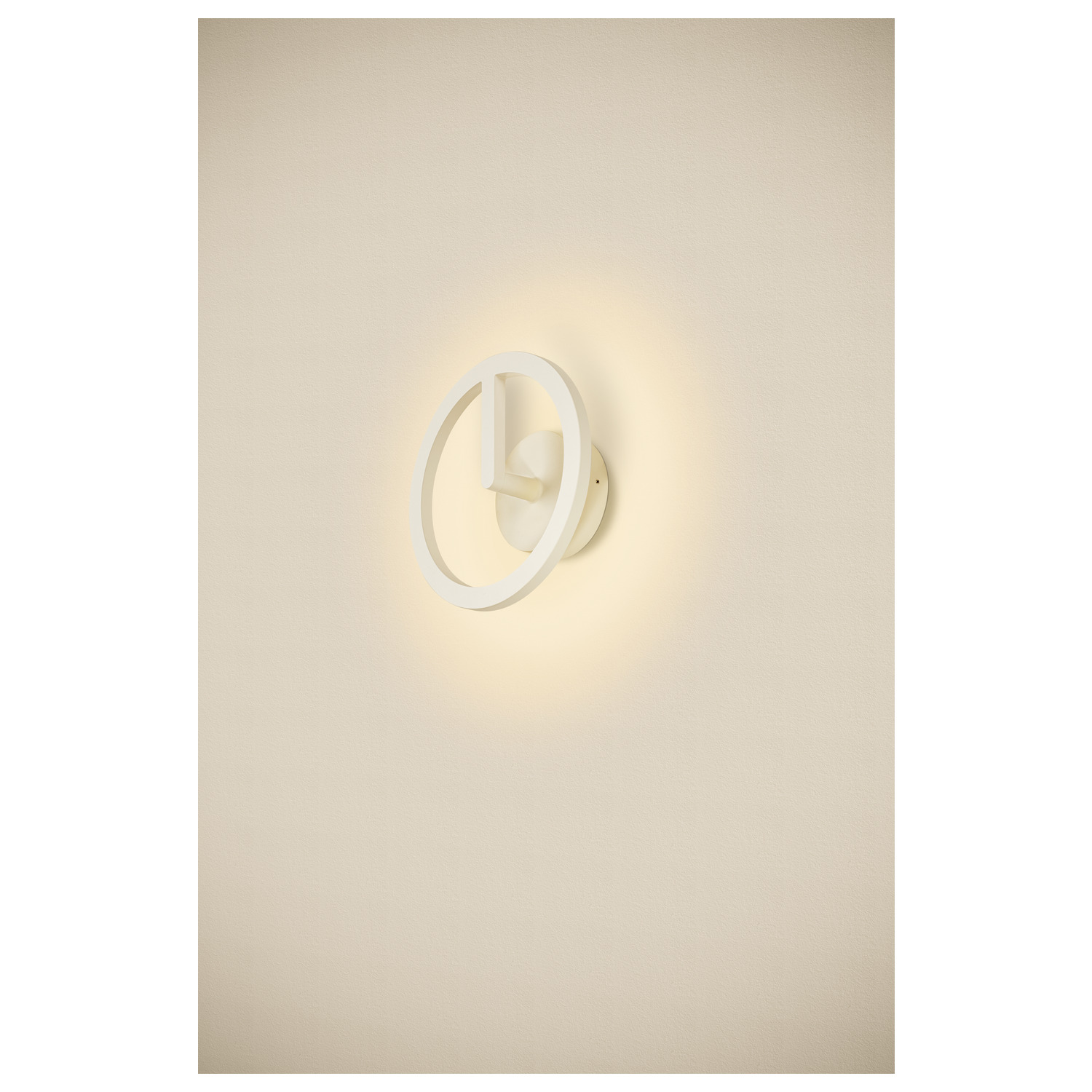 Q-RING vägglampa, 3000 K, PHASE, IP65, vit - SLV | Bellalite