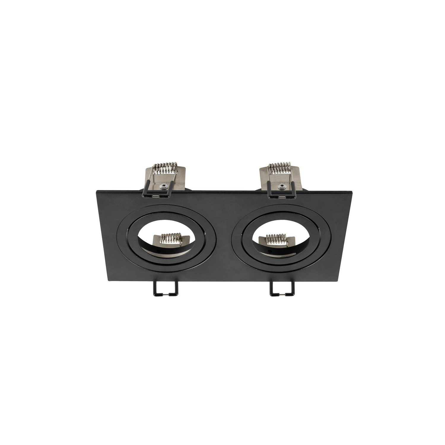 NEW TRIA® 155 infälld i taket, L: 17 B: 9 H: 4 cm, tvåljus, IP 2 - SLV | Bellalite