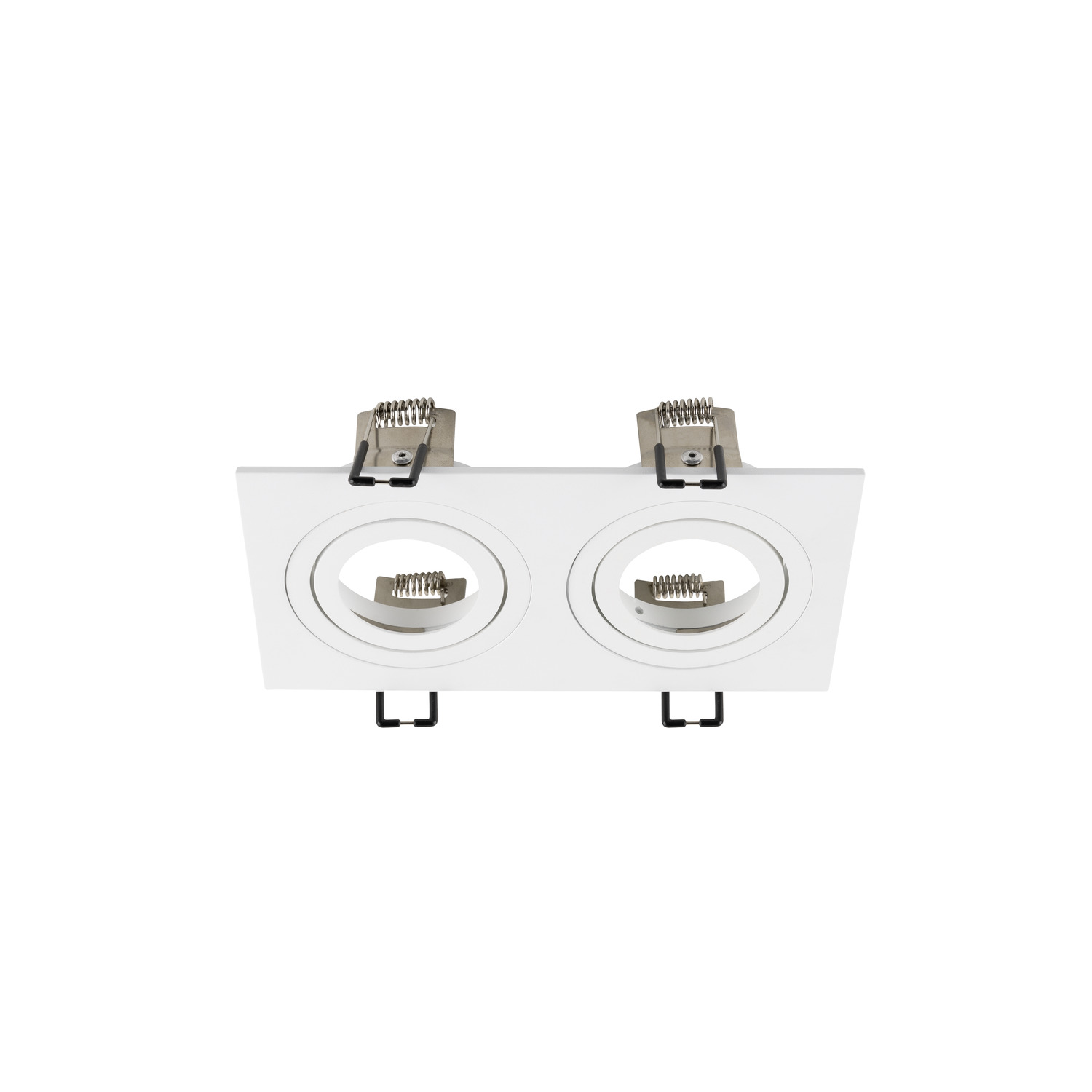NEW TRIA® 155 infälld i taket, L: 17 B: 9 H: 4 cm, tvåljus, IP 2 - SLV | Bellalite