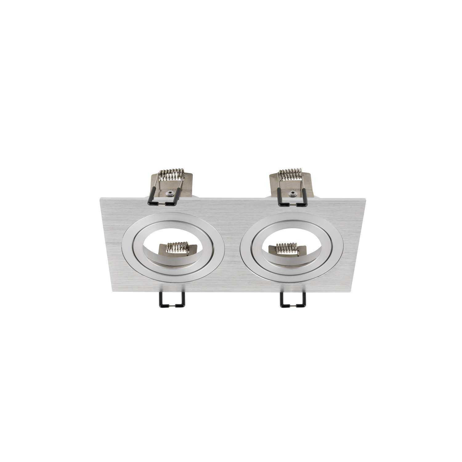 NEW TRIA® 155 infälld i taket, L: 17 B: 9 H: 4 cm, tvåljus, IP 2 - SLV | Bellalite