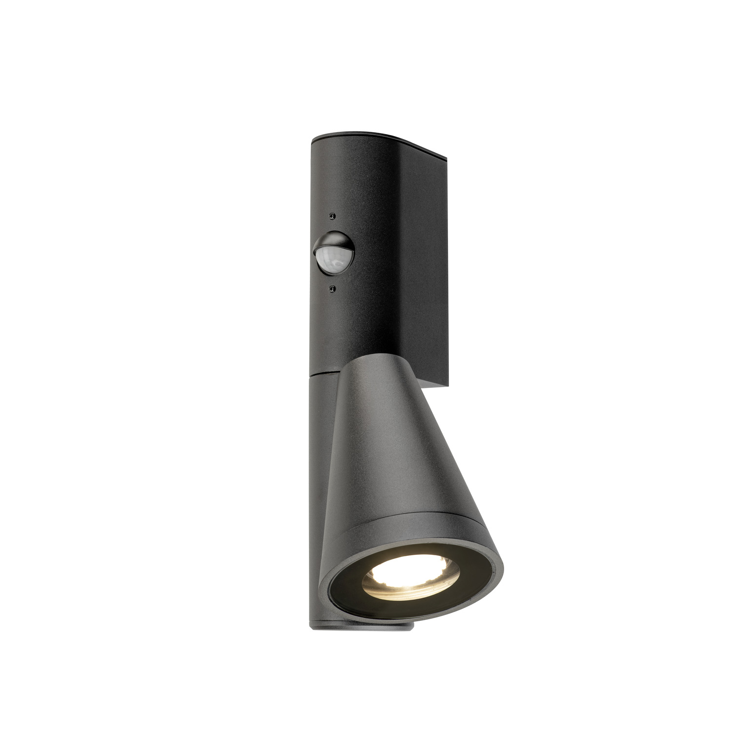 T-TUBE vägglampa, GU10, enkel, sensor, IP44 - SLV | Bellalite