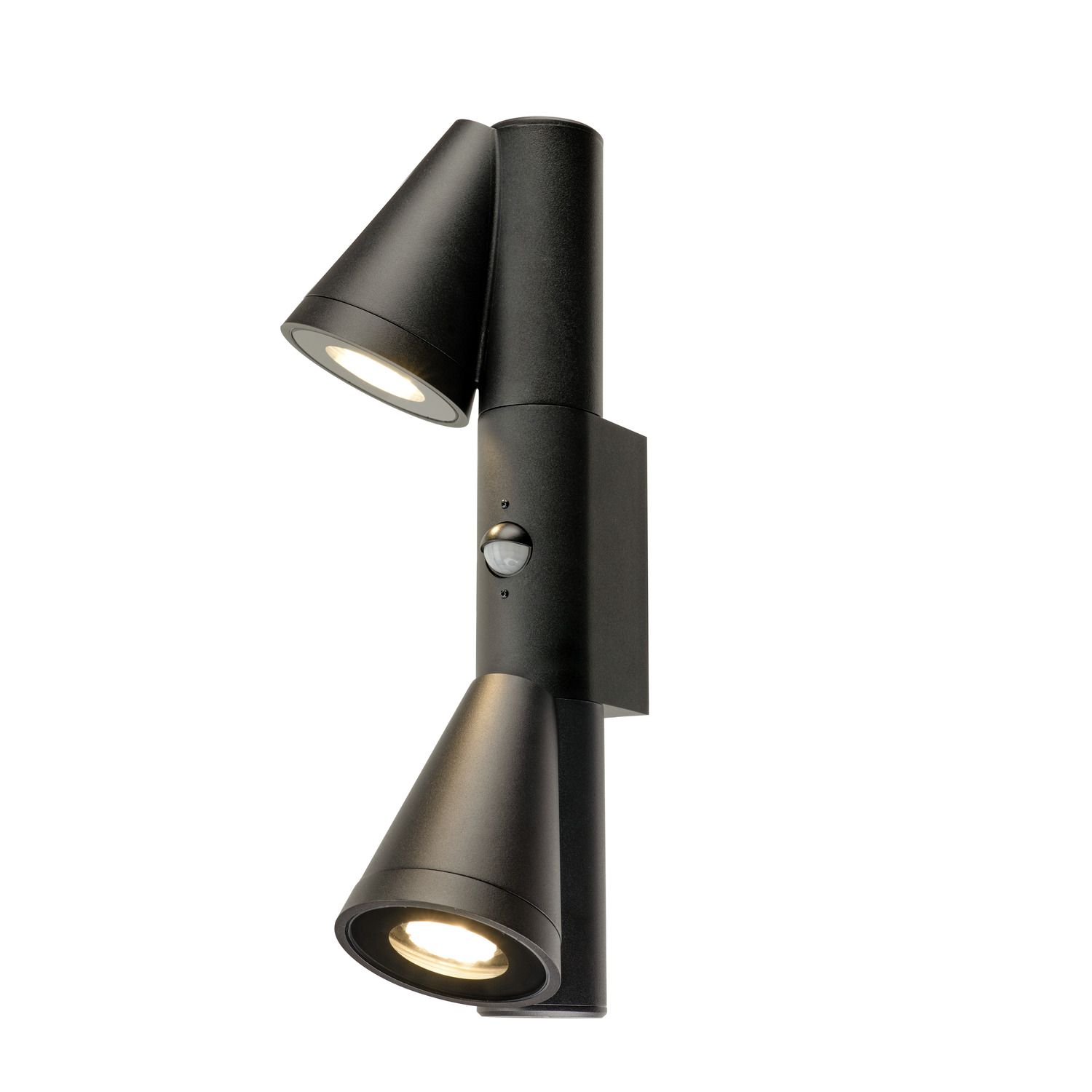 T-TUBE vägglampa, GU10, dubbel, sensor, IP44 - SLV | Bellalite