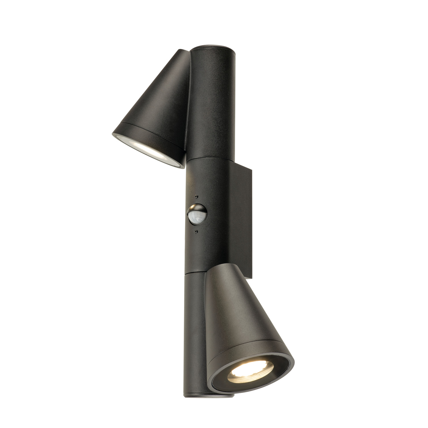 T-TUBE vägglampa, GU10, dubbel, sensor, IP44 - SLV | Bellalite