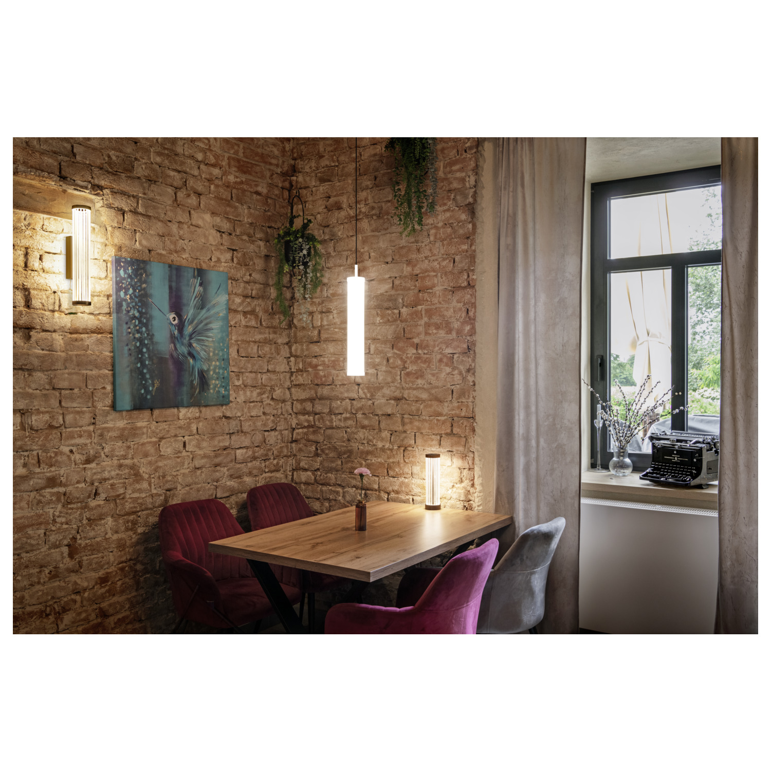 QUIMERA Hängande lampa, 150 cm, 2700/3000 K, PHASE, koppar - SLV | Bellalite