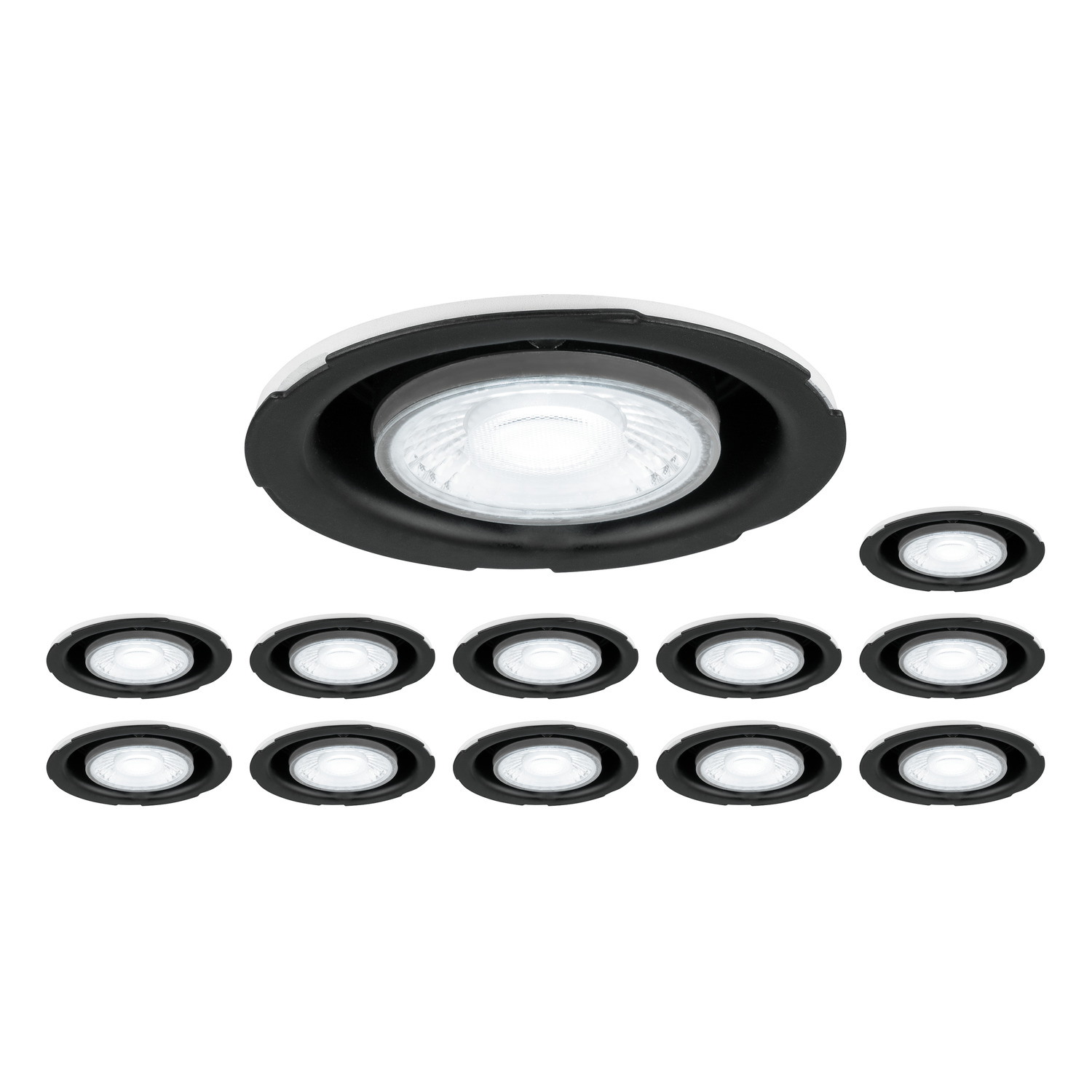 Set bestående av 12 x UNIVERSAL DOWNLIGHT PHASE 38° Fast/svängbar, utan täckning - SLV | Bellalite
