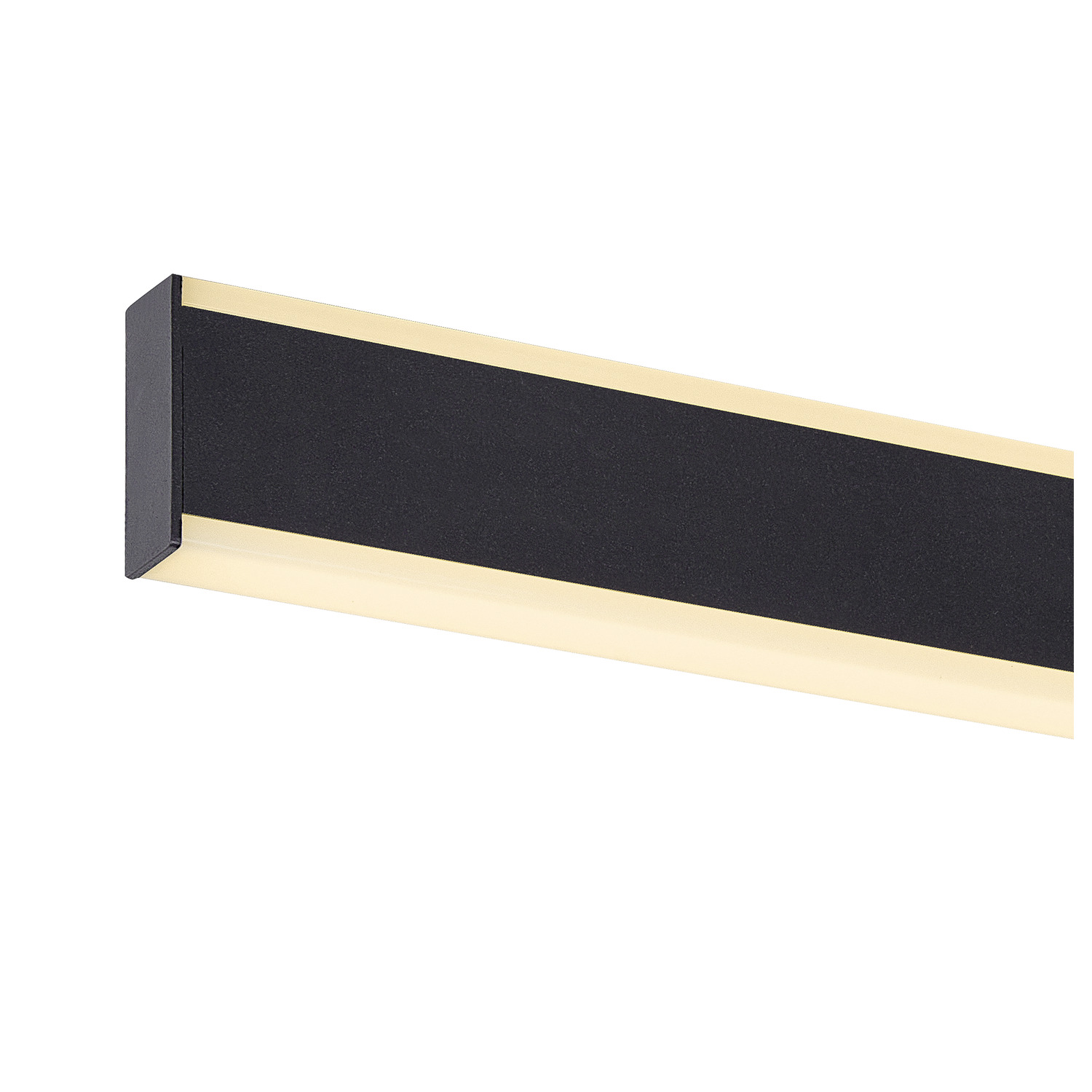 ONE LINEAR 70 Vägglampa, UPP/NED, 2700/3000 K, FAS, svart - SLV | Bellalite