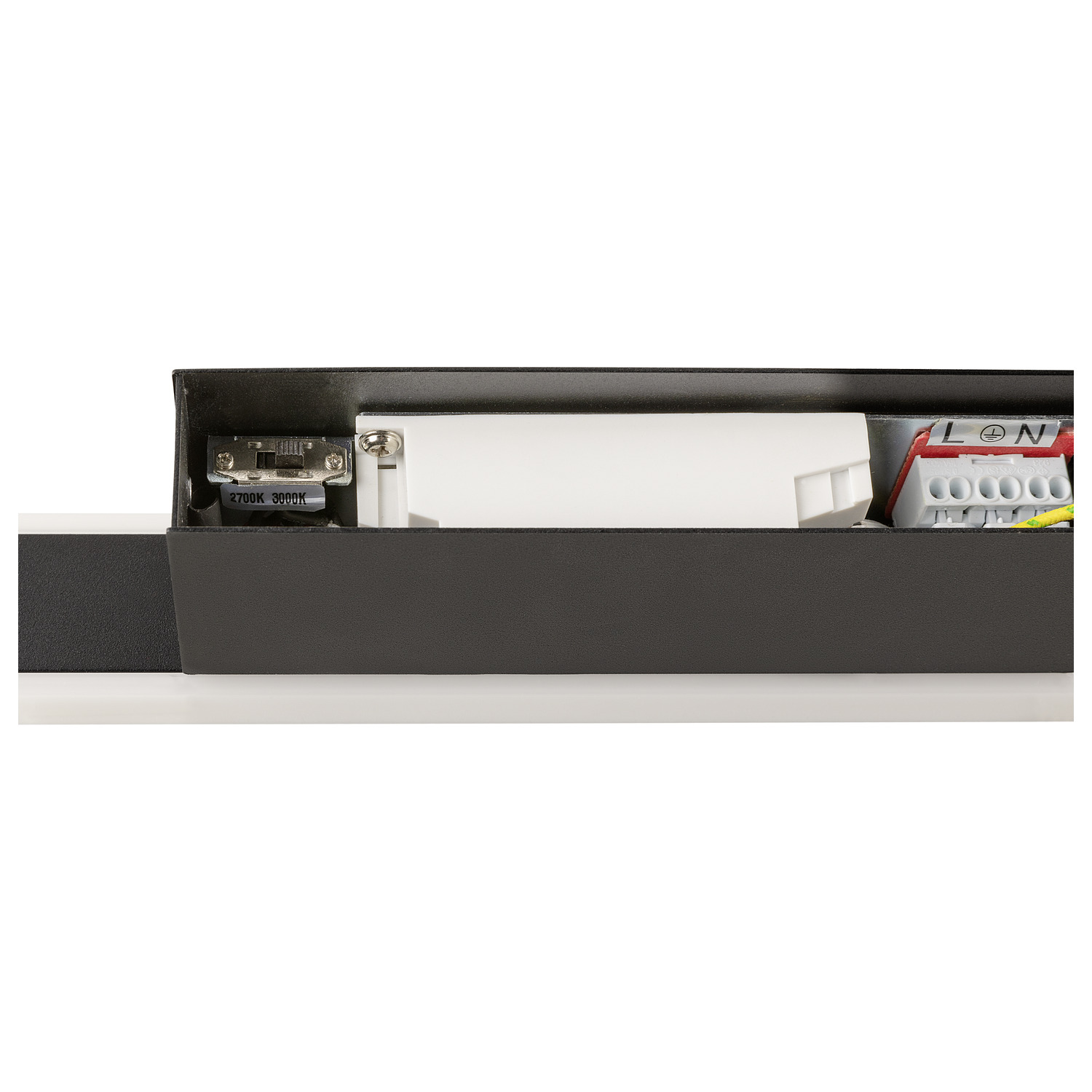 ONE LINEAR 70 Vägglampa, UPP/NED, 2700/3000 K, FAS, svart - SLV | Bellalite