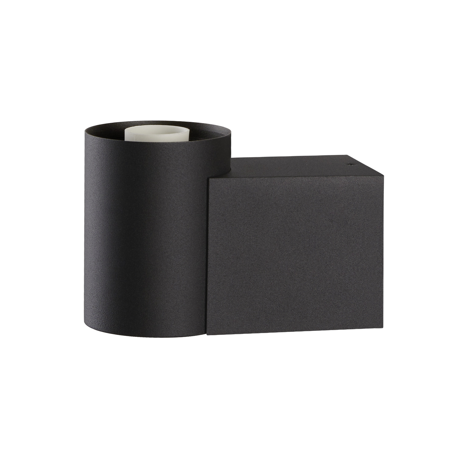 VARYT vägglampa, rund, 1x max. 6 W, E14, svart - SLV | Bellalite