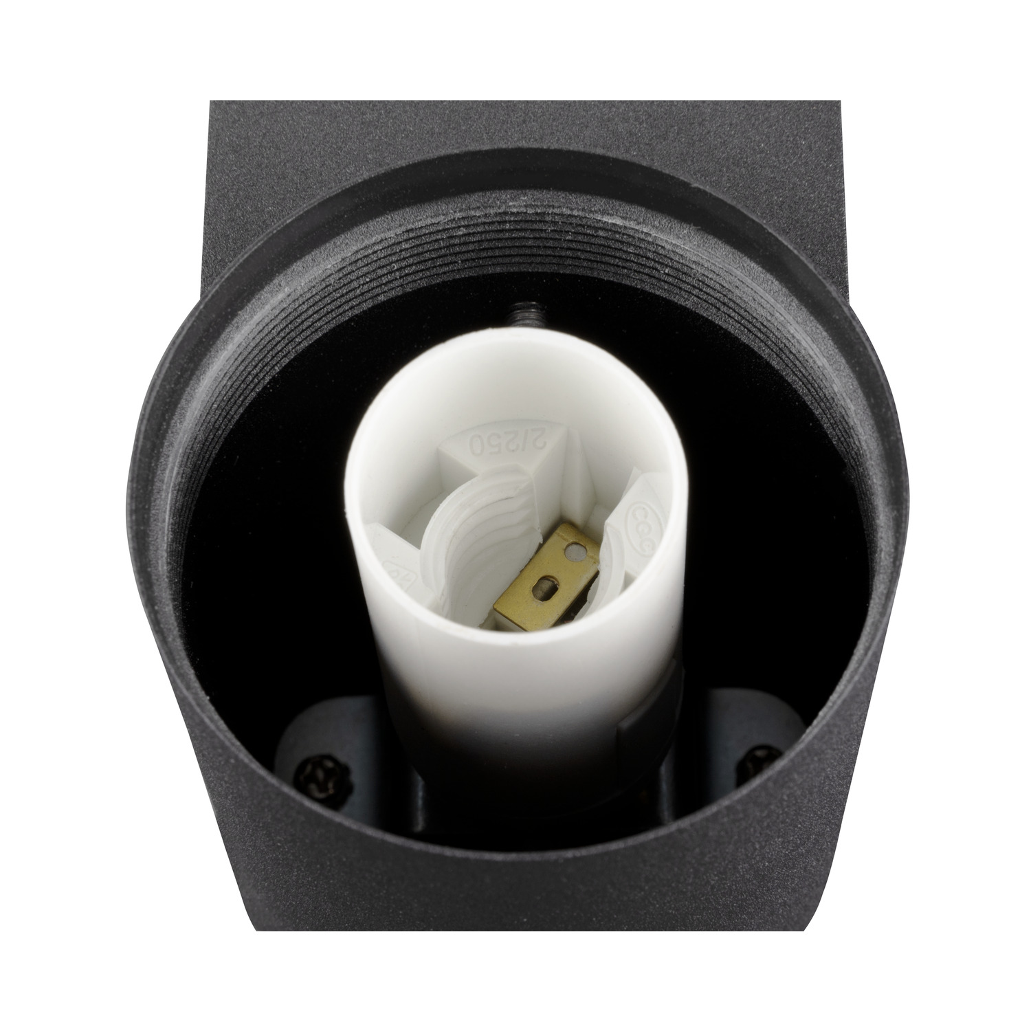 VARYT vägglampa, rund, 1x max. 6 W, E14, svart - SLV | Bellalite