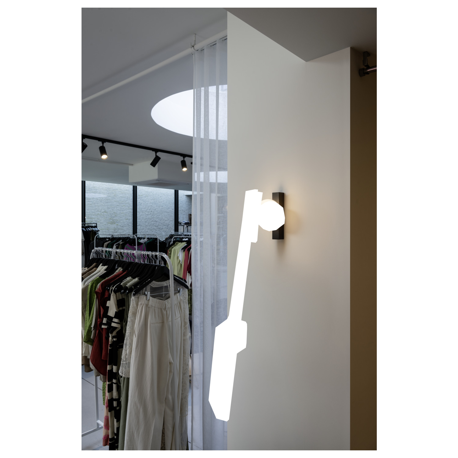 SUN Vägglampa, fyrkantig, 1x max. 40 W, LED-lampa, G9, - SLV | Bellalite
