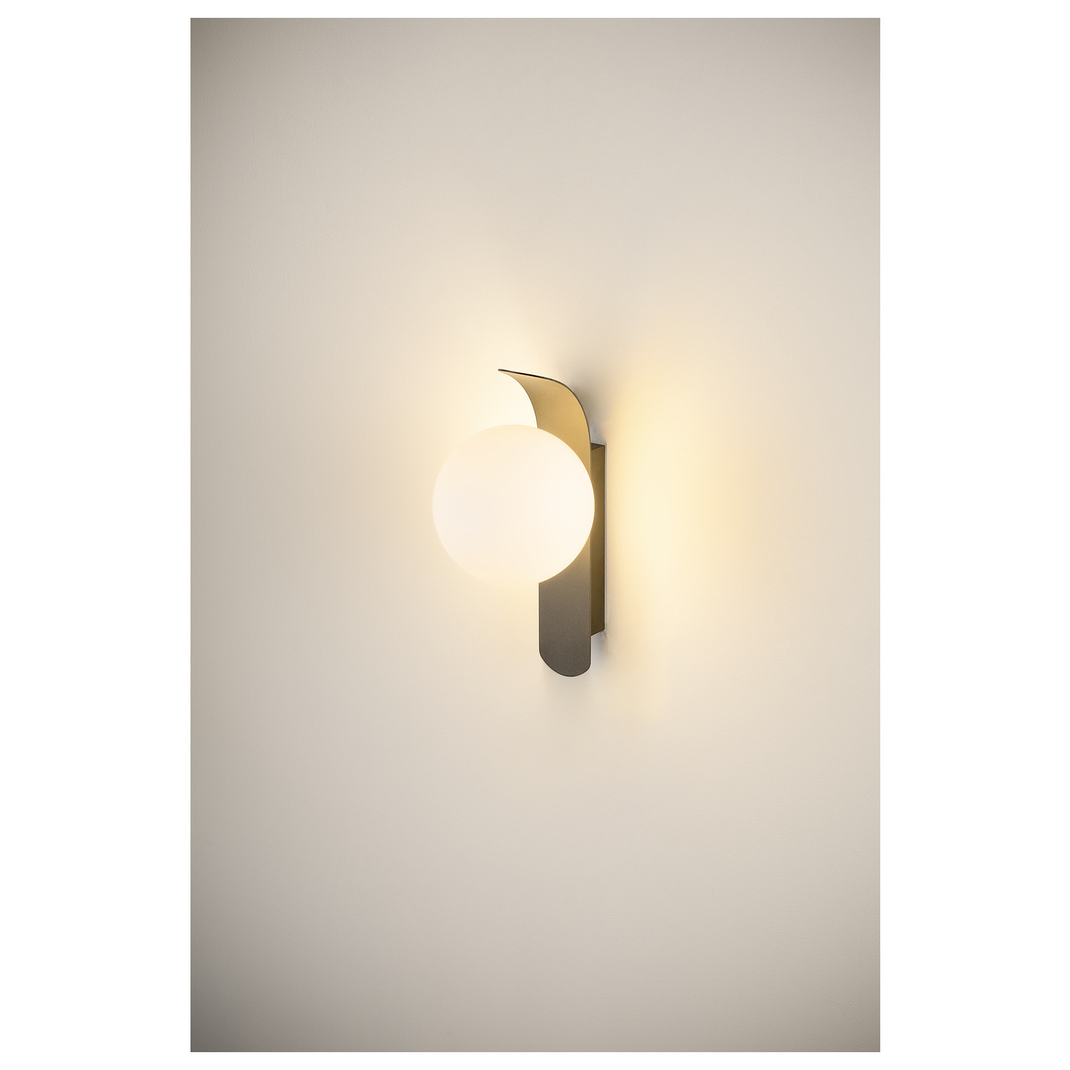 SUN Vägglampa, rund, 1x max. 40 W, LED-ljuskälla, G9,  - SLV | Bellalite