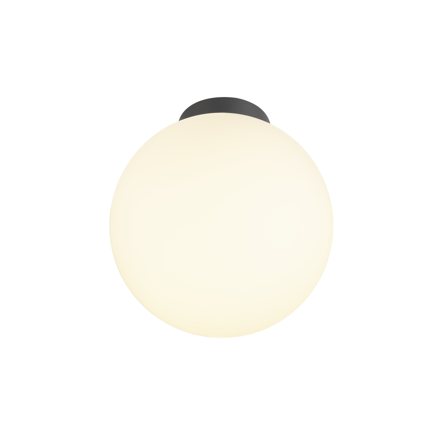SUN 30 takmonterad armatur, rund, 1x max. 60 W, E27, svar - SLV | Bellalite