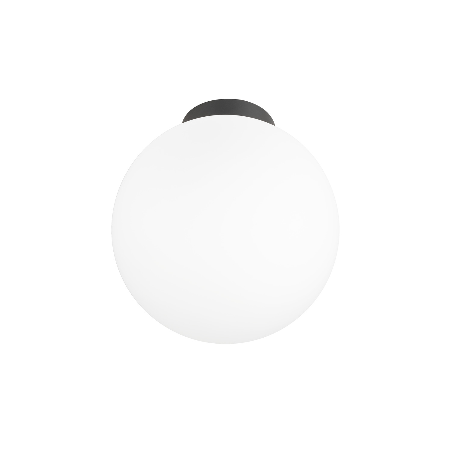 SUN 30 takmonterad armatur, rund, 1x max. 60 W, E27, svar - SLV | Bellalite